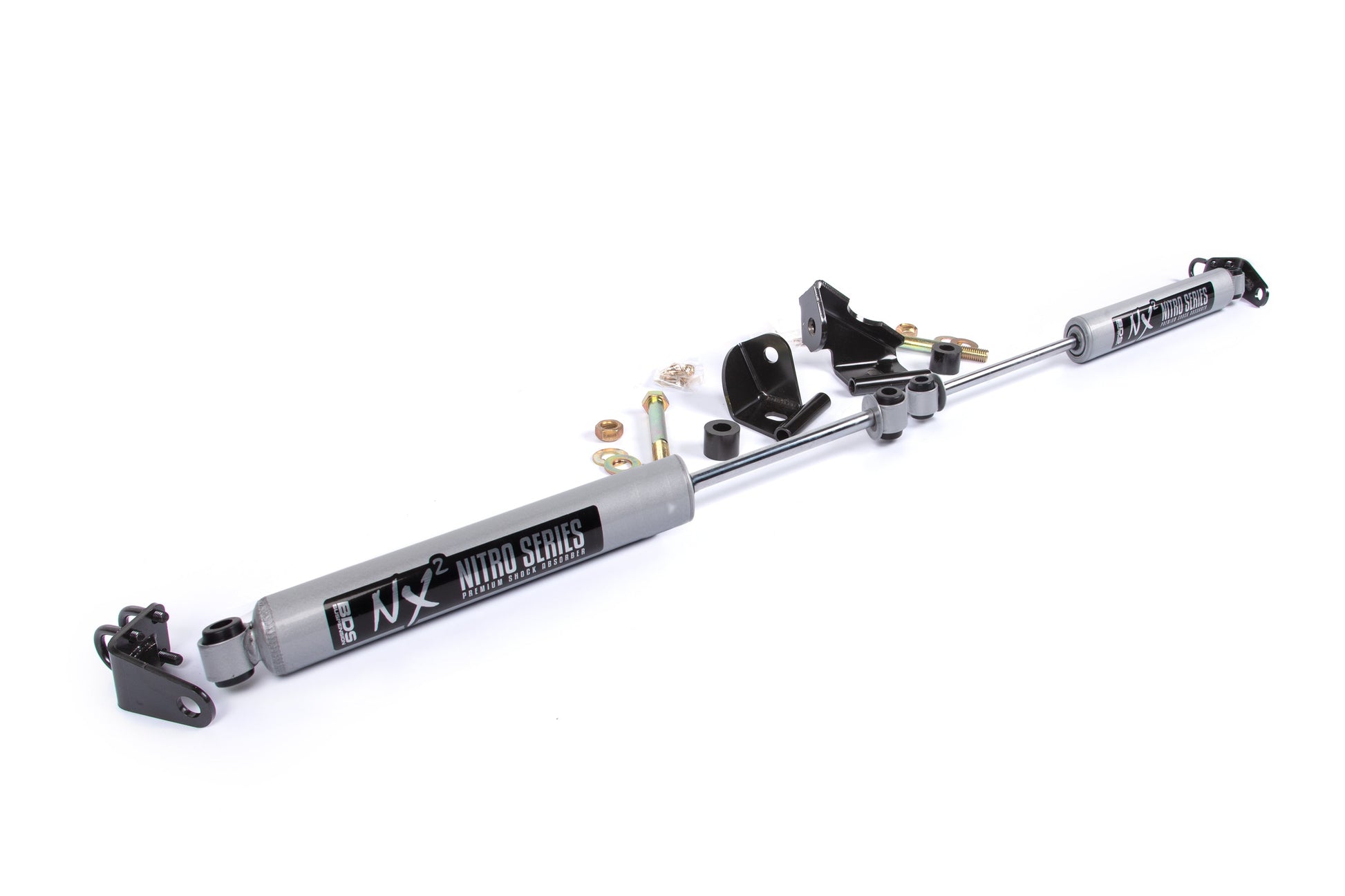 BDS Suspension Dual Steering Stabilizer Kit w/ NX2 Shocks | Ford F150 (04-08) 4WD | With BDS Strut Spacers - Trucks R Us