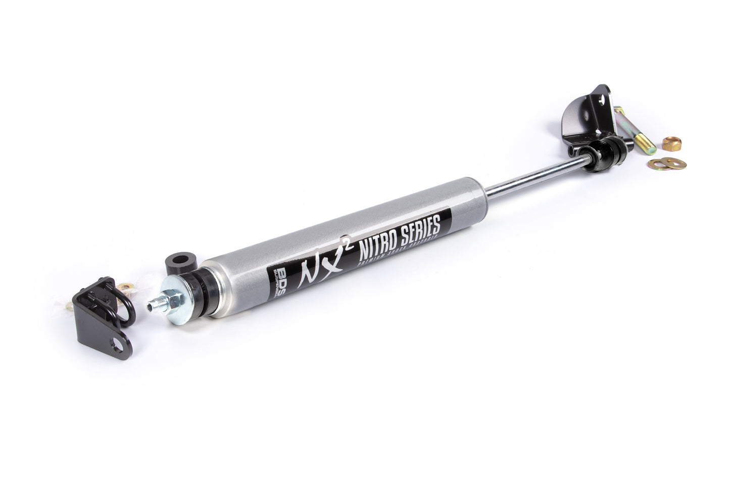 BDS Suspension Single Steering Stabilizer Kit w/ NX2 Shock | Ford F150 (04-08) 4WD | With BDS Strut Spacers - Trucks R Us