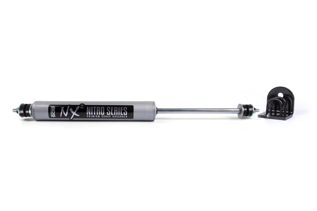 BDS Suspension Single Steering Stabilizer Kit w/ NX2 Shock | Ford F150/Bronco (80-96) 4WD | With Quad Shocks - Trucks R Us