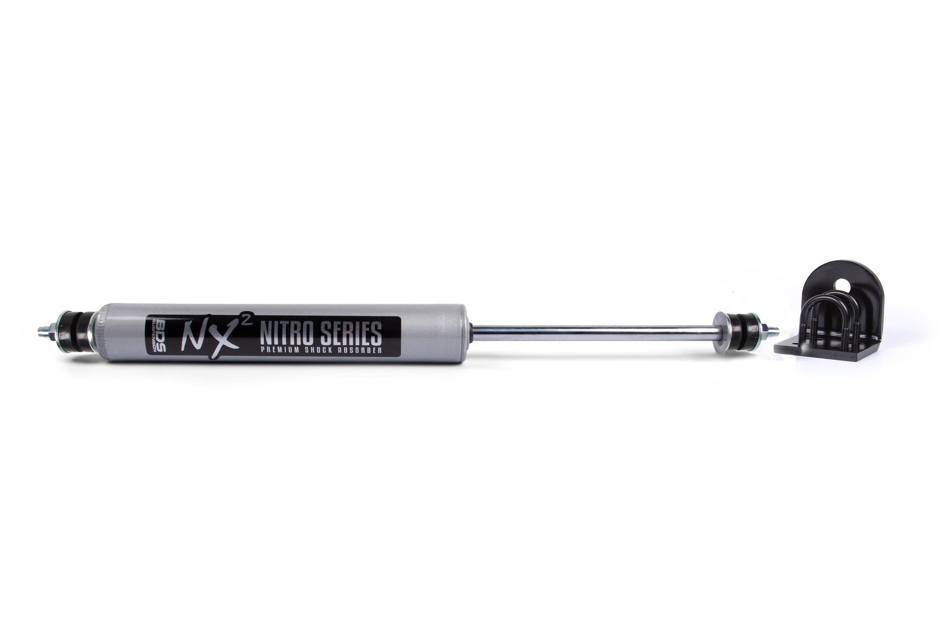 BDS Suspension Single Steering Stabilizer Kit w/ NX2 Shock | Ford F150/Bronco (80-96) 4WD | With Quad Shocks - Trucks R Us
