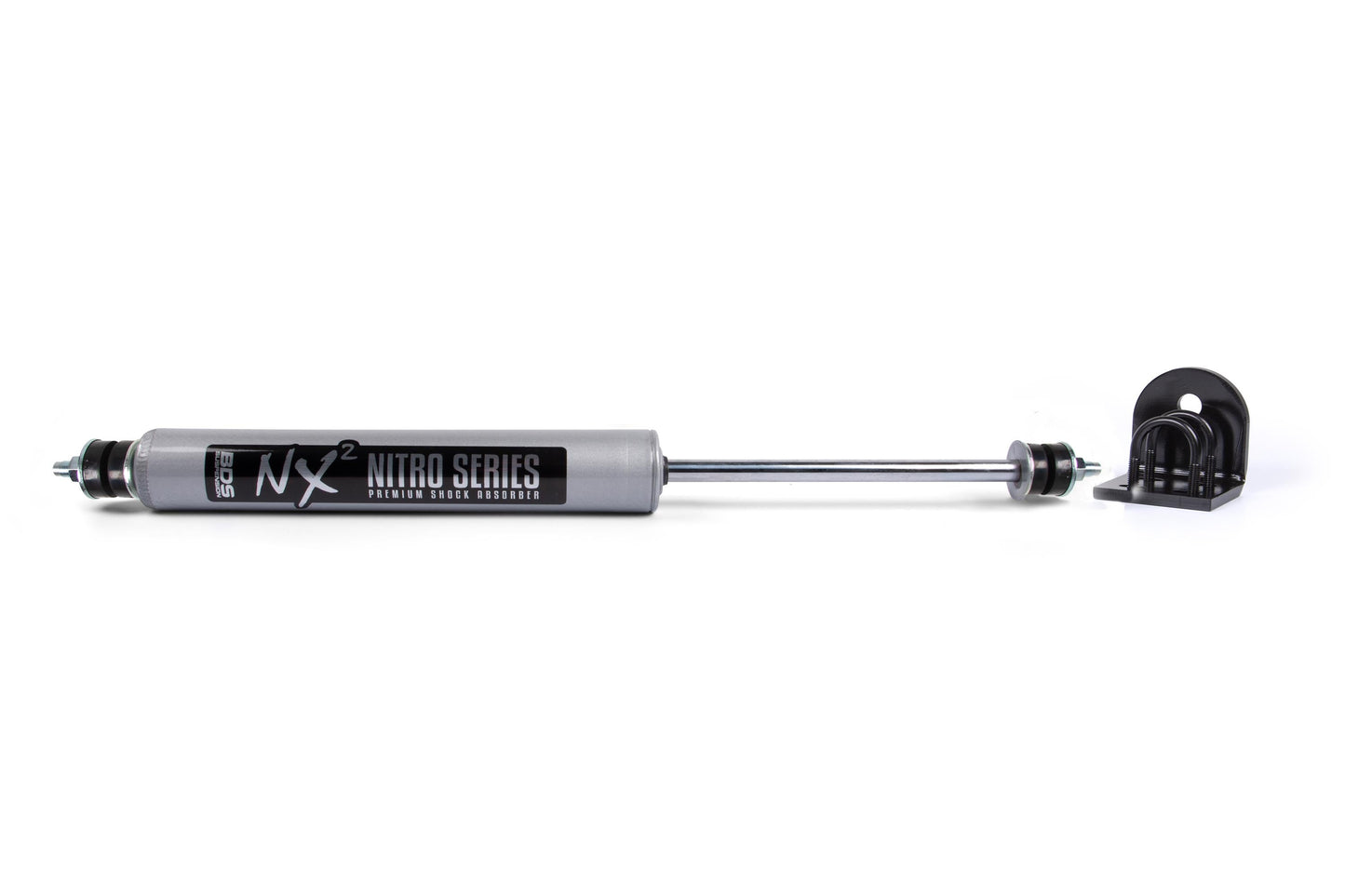 BDS Suspension Single Steering Stabilizer Kit w/ NX2 Shock | Ford F150/Bronco (80-96) 4WD | With Quad Shocks