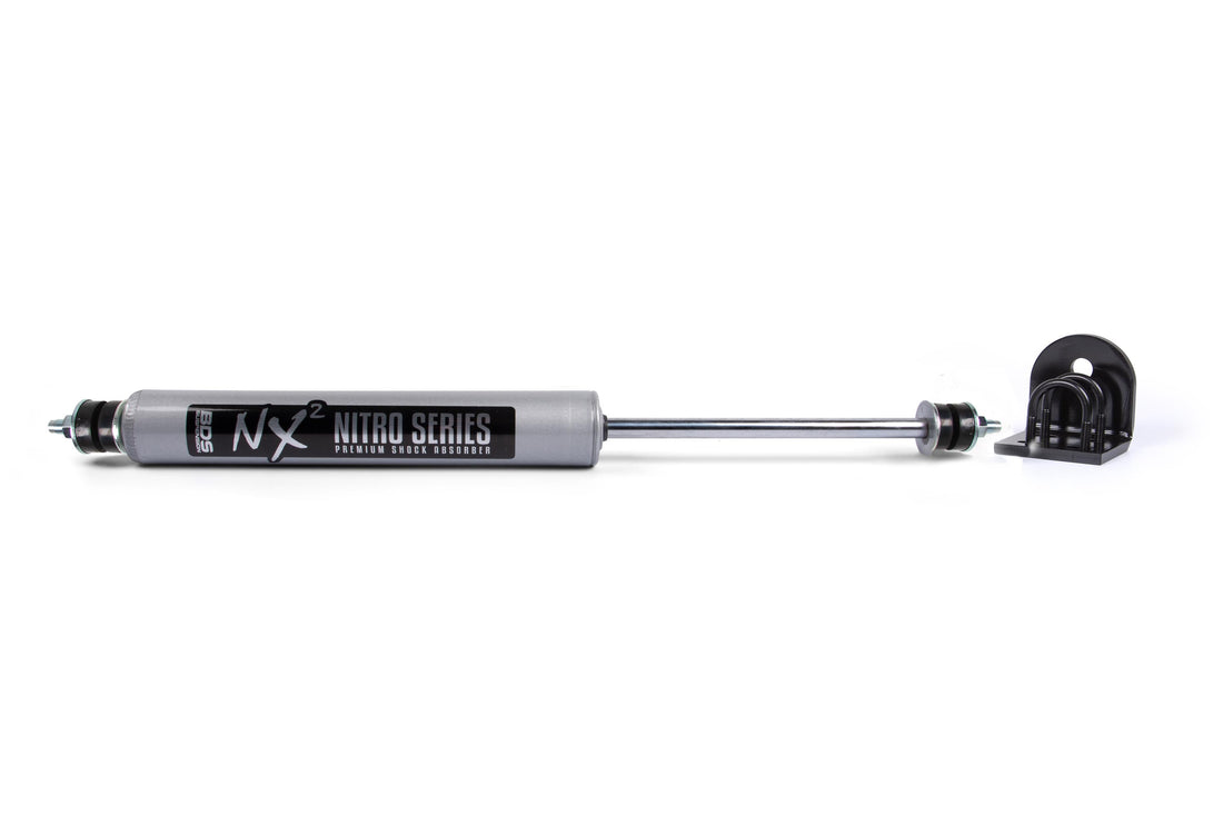 BDS Suspension Single Steering Stabilizer Kit w/ NX2 Shock | Ford F150/Bronco (80-96) 4WD | With Quad Shocks
