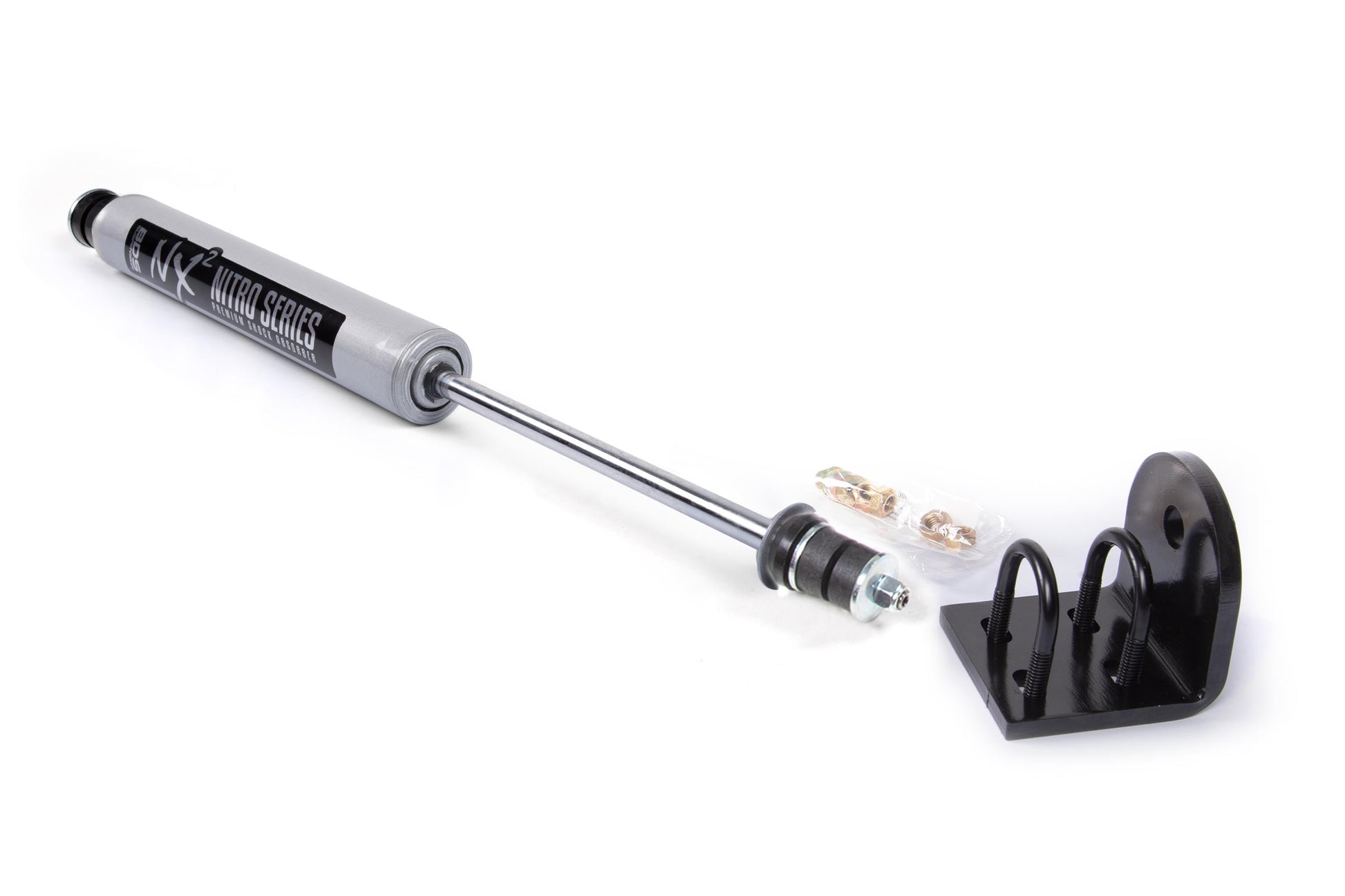 BDS Suspension Single Steering Stabilizer Kit w/ NX2 Shock | Ford F150/Bronco (80-96) 4WD | With Quad Shocks - Trucks R Us
