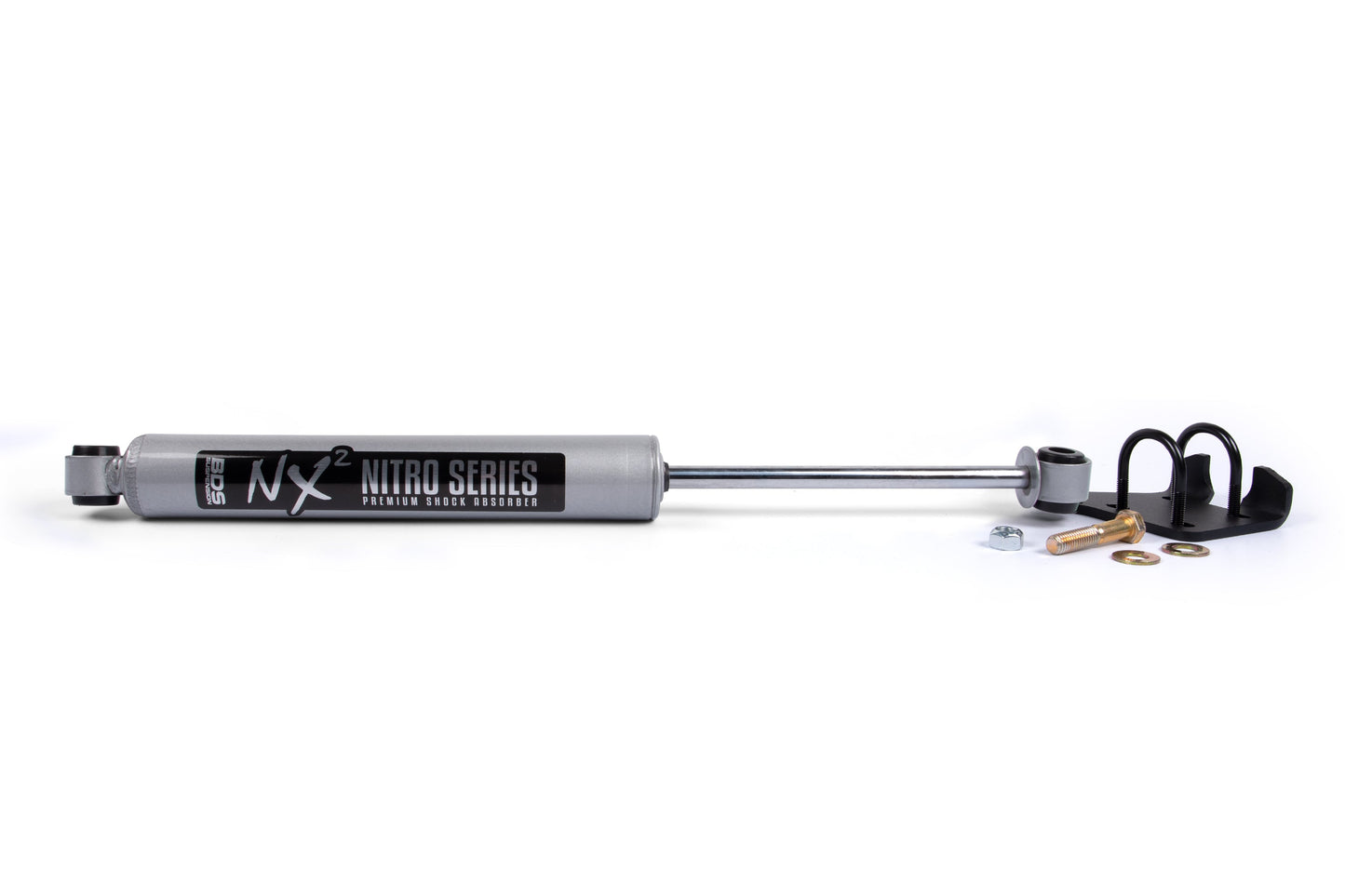 BDS Suspension Single Steering Stabilizer Kit w/ NX2 Shock | Ford F250/F350 Super Duty (99-04) 4WD - Trucks R Us