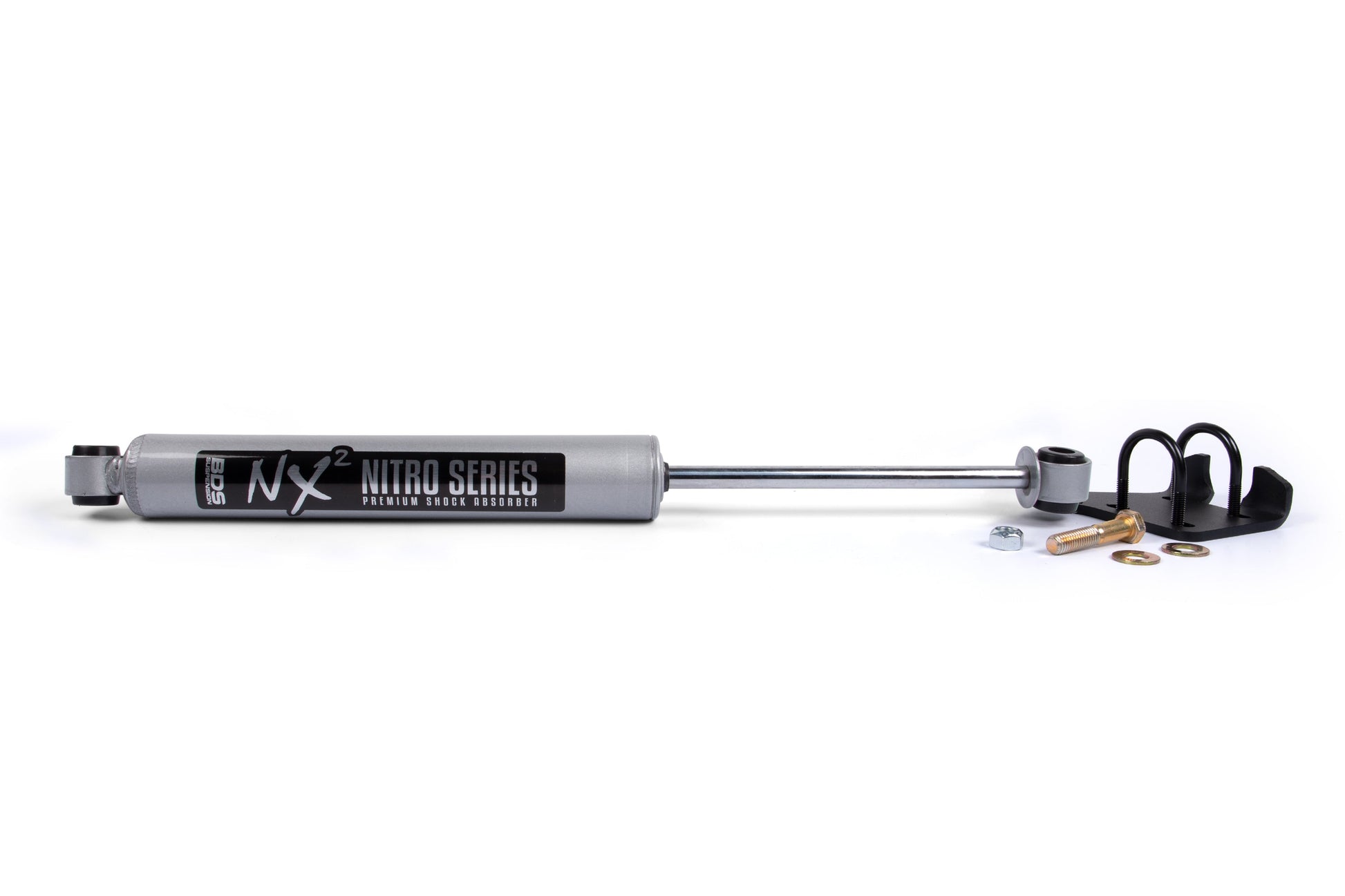 BDS Suspension Single Steering Stabilizer Kit w/ NX2 Shock | Ford F250/F350 Super Duty (99-04) 4WD - Trucks R Us