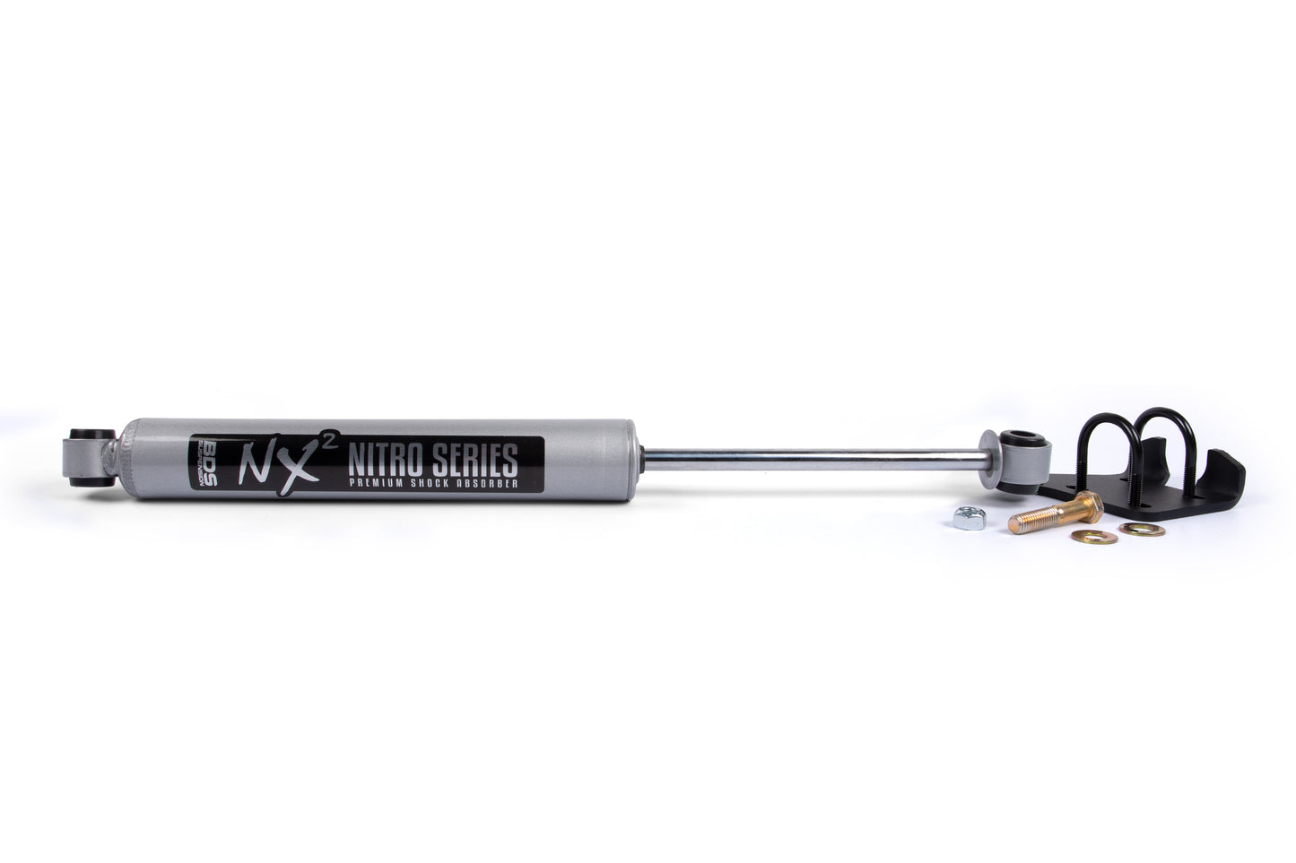 BDS Suspension Single Steering Stabilizer Kit w/ NX2 Shock | Ford F250/F350 Super Duty (99-04) 4WD