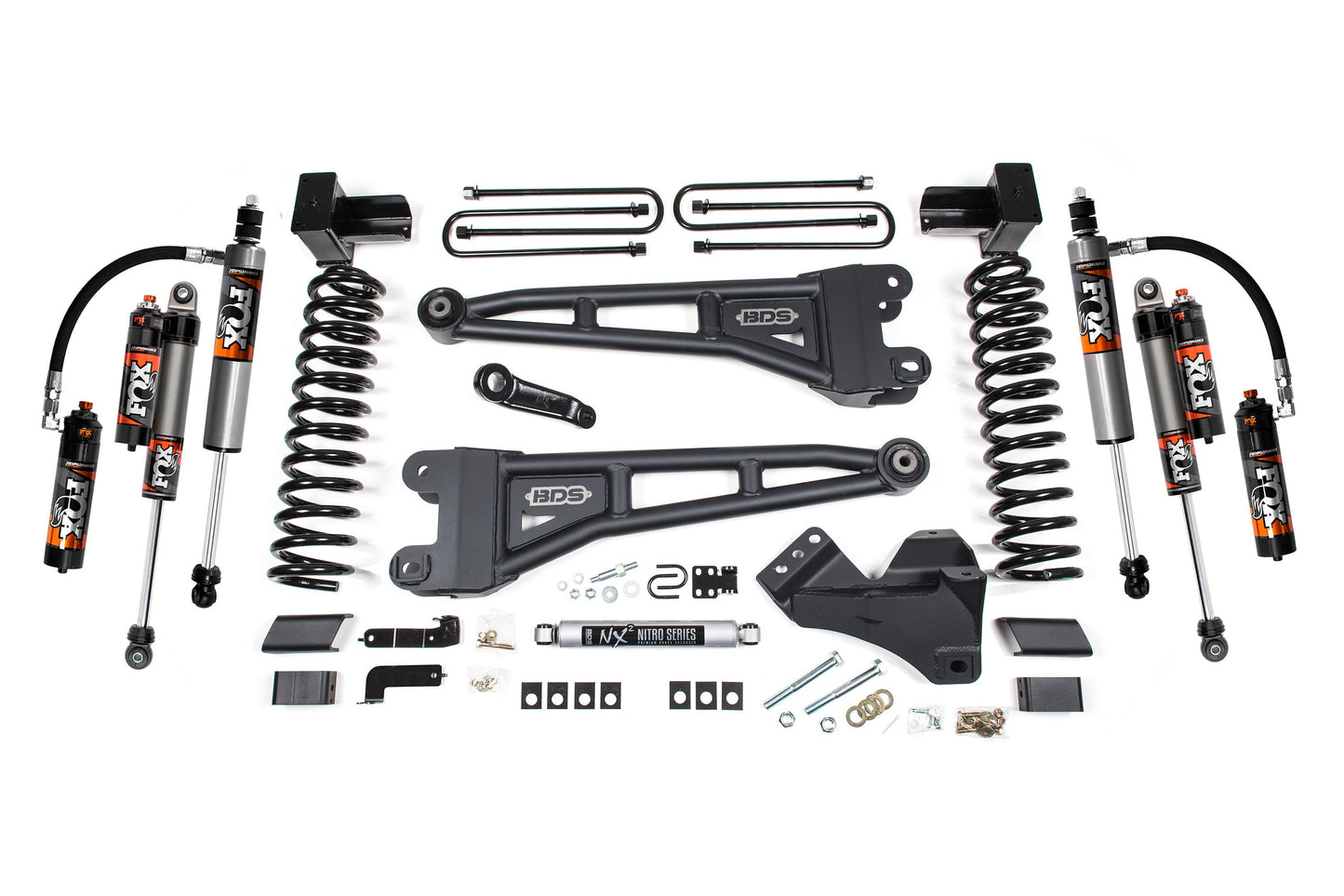BDS Suspension 4 Inch Lift Kit w/ Radius Arm | Ford F350 Super Duty DRW (20-22) 4WD | Diesel