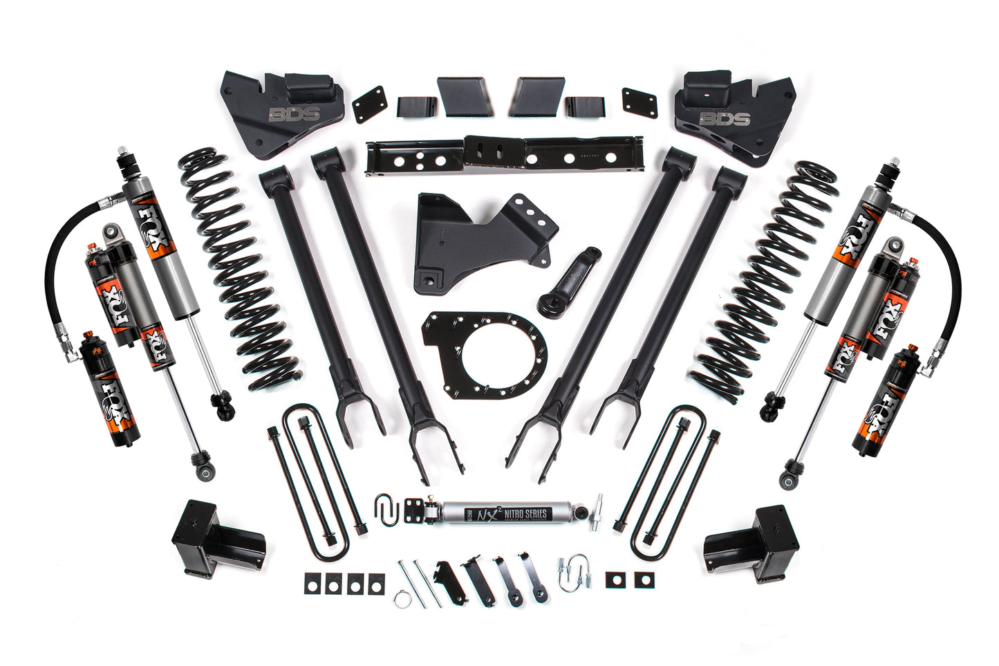 BDS Suspension 6 Inch Lift Kit | 4-Link Conversion | Ford F250/F350 Super Duty (17-19) 4WD | Diesel - Trucks R Us