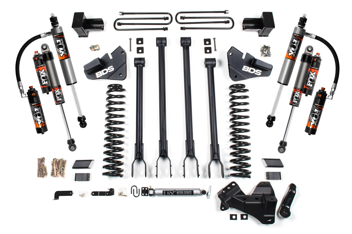 BDS Suspension 5 Inch Lift Kit w/ 4-Link | Ford F250/F350 Super Duty (20-22) 4WD | Gas - Trucks R Us