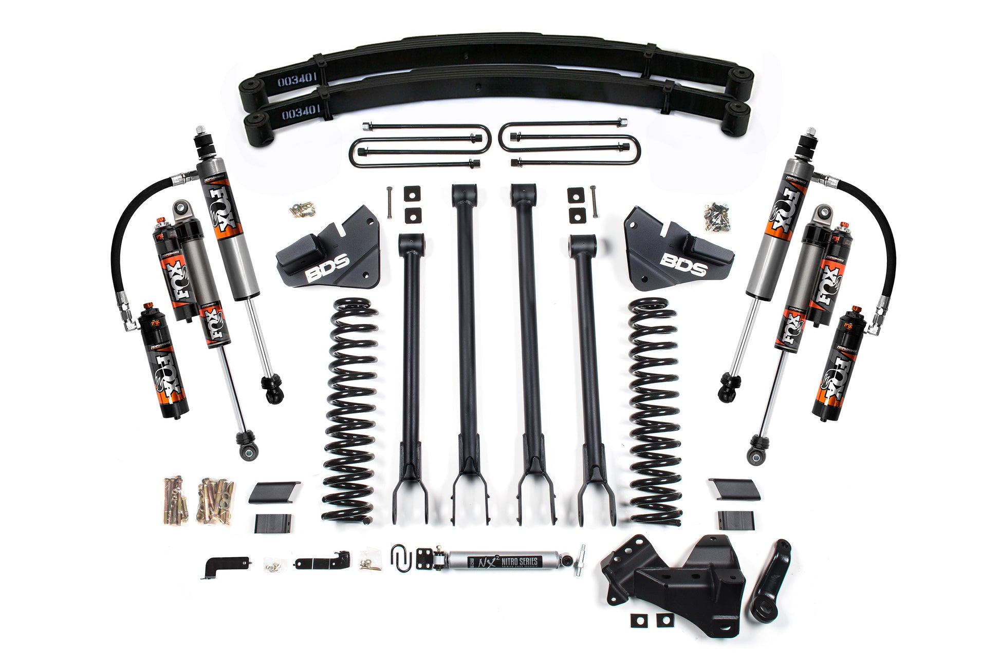 BDS Suspension 4 Inch Lift Kit | 4-Link Conversion | Ford F250/F350 Super Duty (17-19) 4WD | Diesel - Trucks R Us