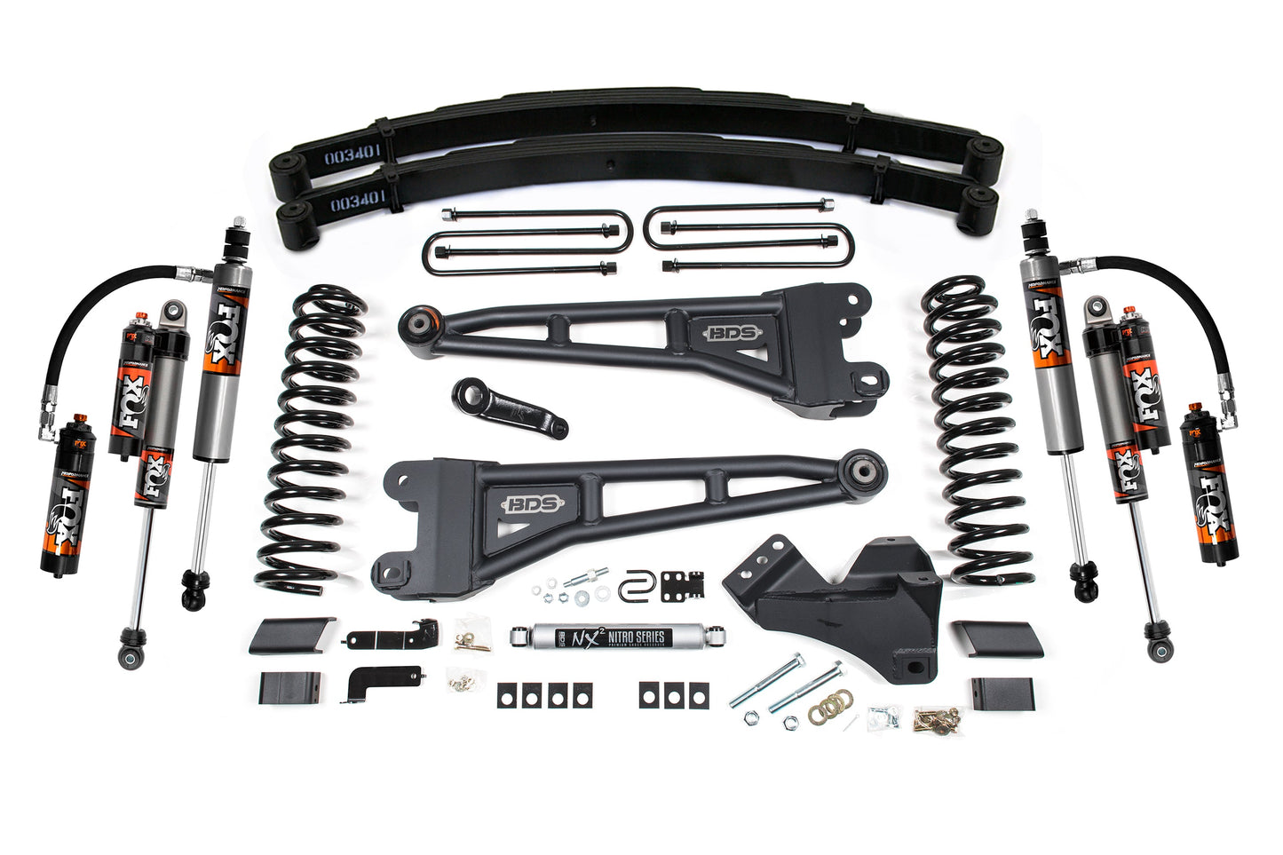 BDS Suspension 4 Inch Lift Kit w/ Radius Arm | Ford F250/F350 Super Duty (17-19) 4WD | Gas - Trucks R Us