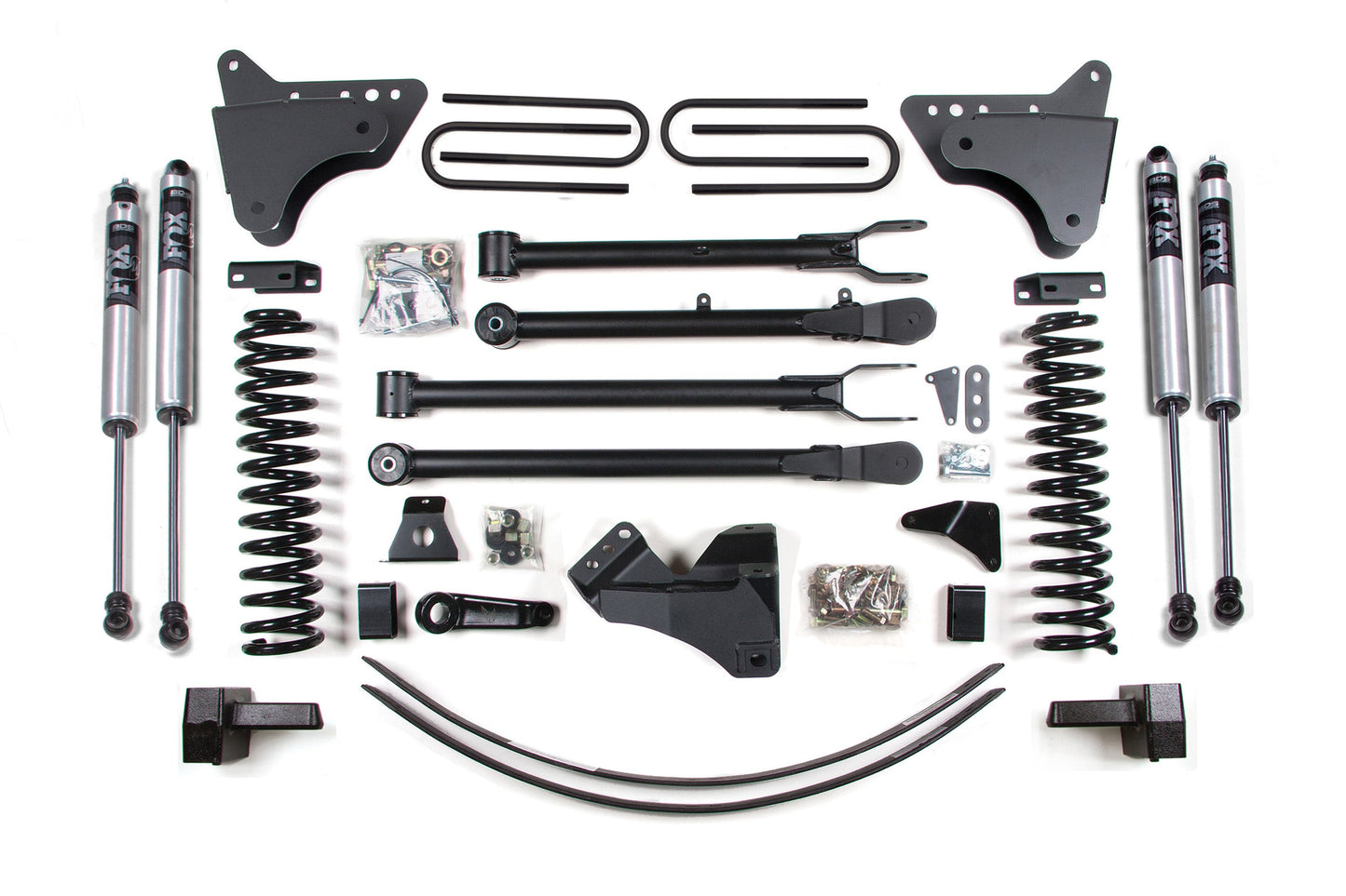 BDS Suspension 6 Inch Lift Kit w/ 4-Link | Ford F250/F350 Super Duty (05-07) 4WD | Gas - Trucks R Us