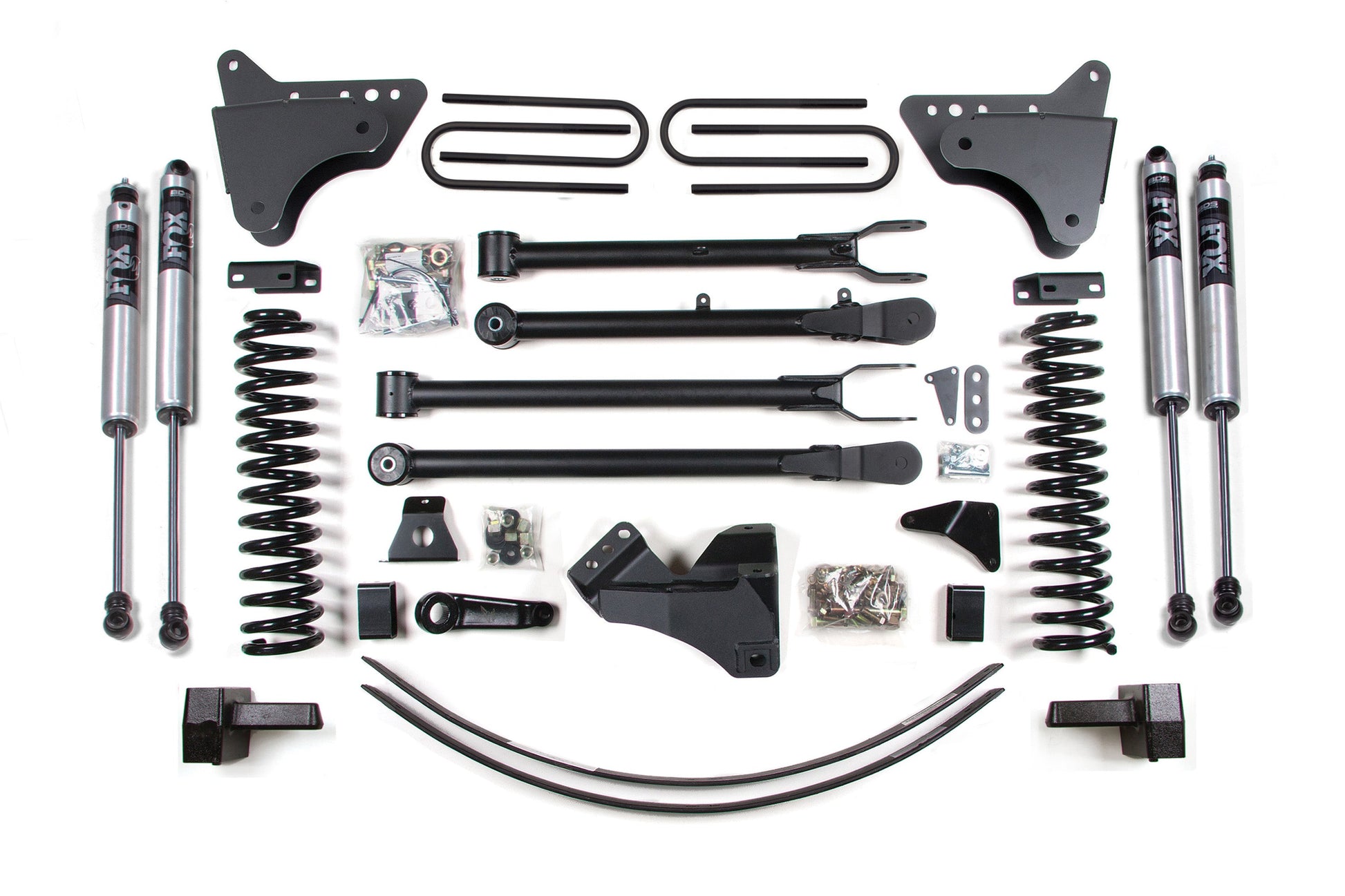 BDS Suspension 6 Inch Lift Kit w/ 4-Link | Ford F250/F350 Super Duty (05-07) 4WD | Gas - Trucks R Us