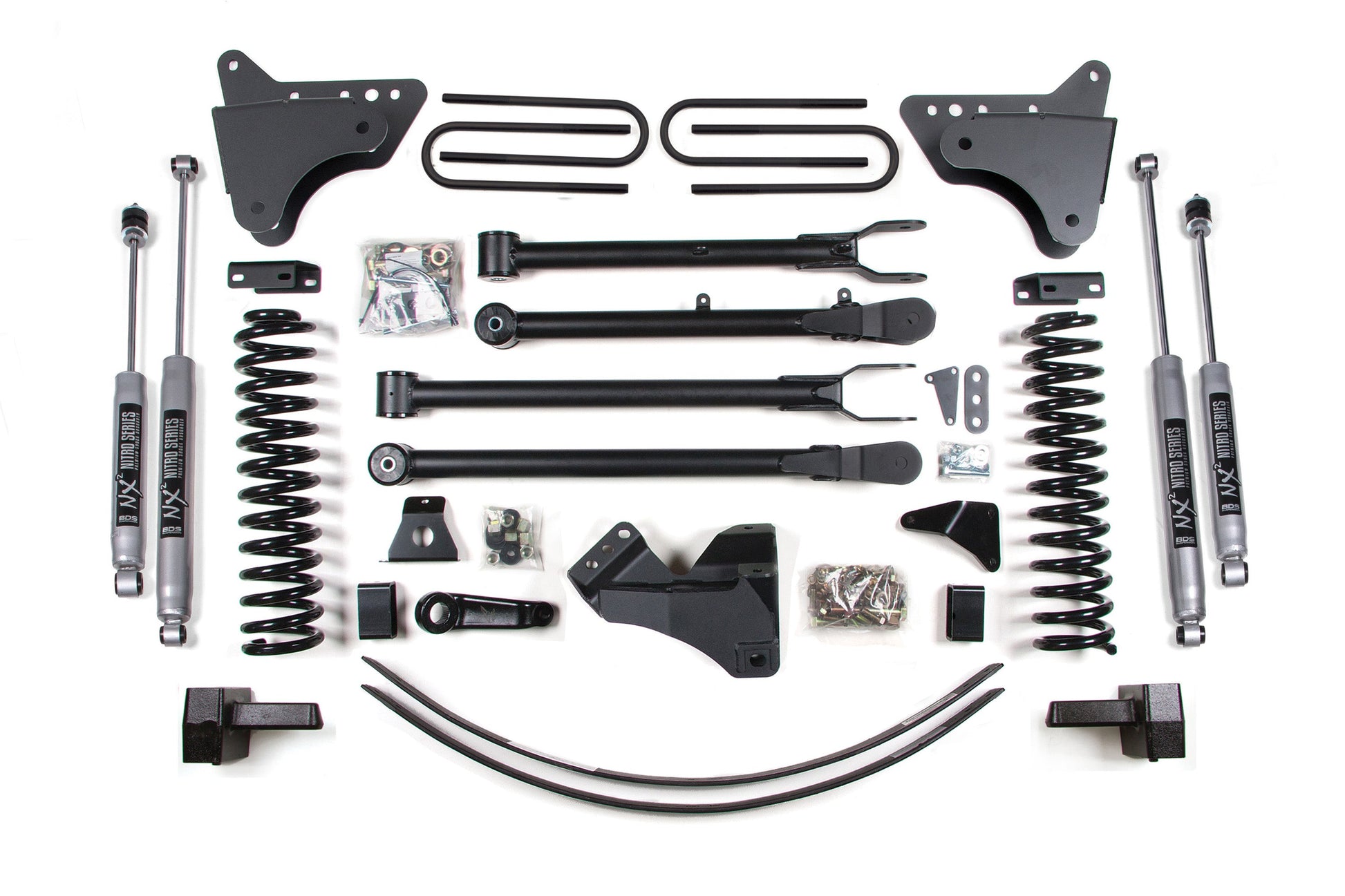 BDS Suspension 6 Inch Lift Kit w/ 4-Link | Ford F250/F350 Super Duty (05-07) 4WD | Gas - Trucks R Us
