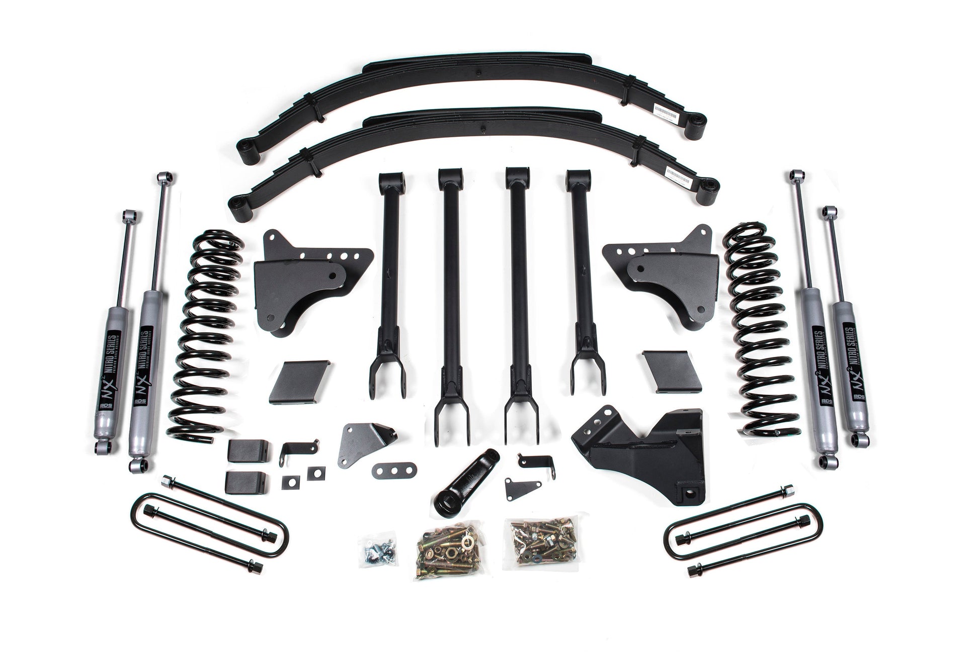 BDS Suspension 6 Inch Lift Kit w/ 4-Link | Ford F250/F350 Super Duty (08-10) 4WD | Diesel - Trucks R Us