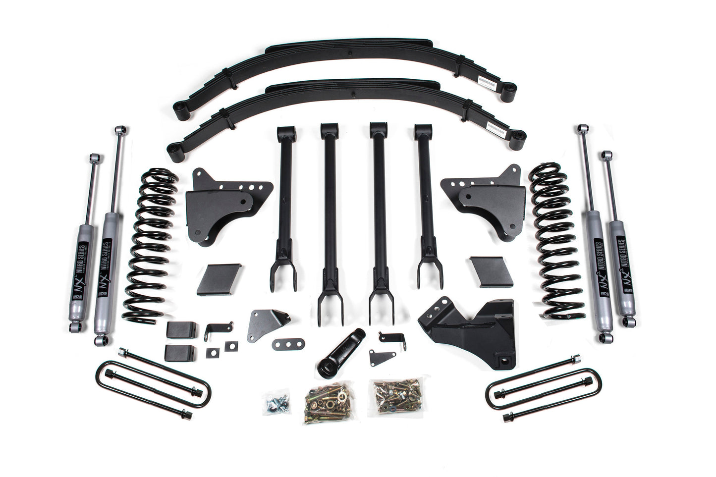 BDS Suspension 6 Inch Lift Kit w/ 4-Link | Ford F250/F350 Super Duty (05-07) 4WD | Diesel - Trucks R Us