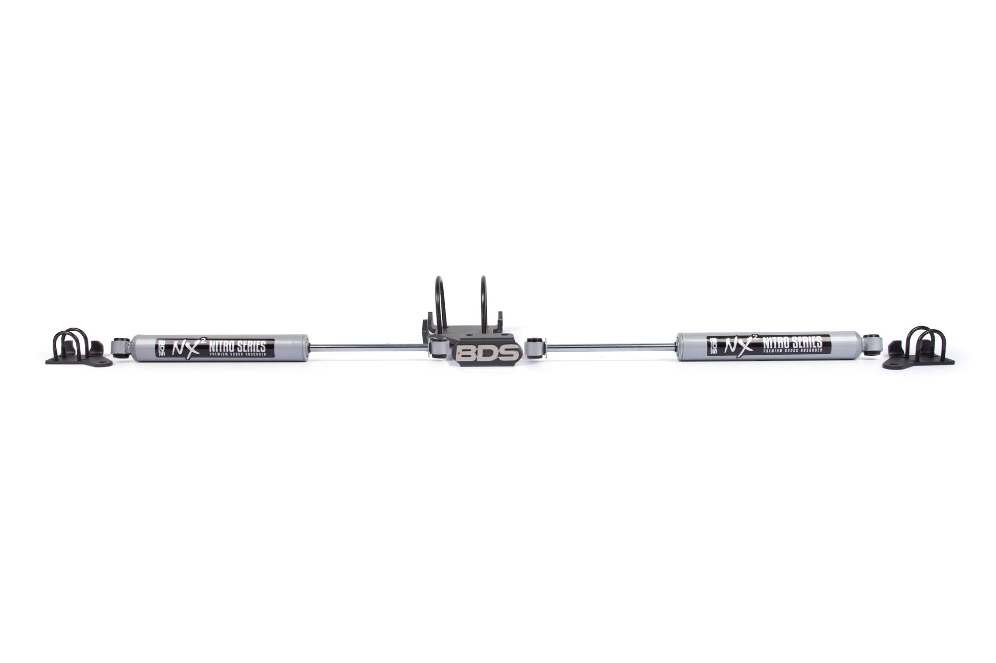 BDS Suspension Dual Steering Stabilizer Kit w/ NX2 Shocks | Ford F250/F350 Super Duty (05-16) 4WD - Trucks R Us