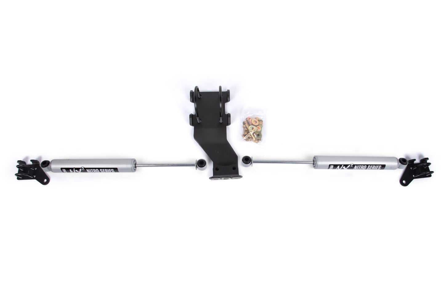 BDS Suspension Dual Steering Stabilizer Kit w/ NX2 Shocks | Ford F250/F350 Super Duty (05-16) 4WD - Trucks R Us