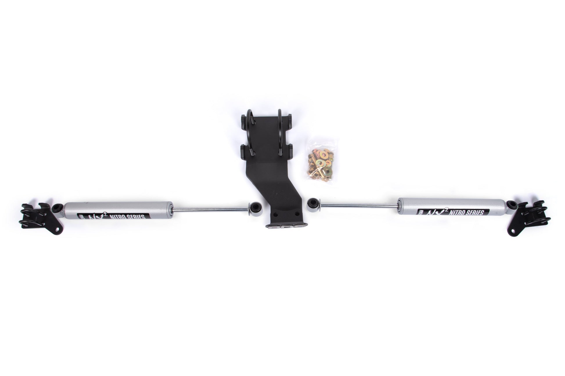 BDS Suspension Dual Steering Stabilizer Kit w/ NX2 Shocks | Ford F250/F350 Super Duty (05-16) 4WD - Trucks R Us