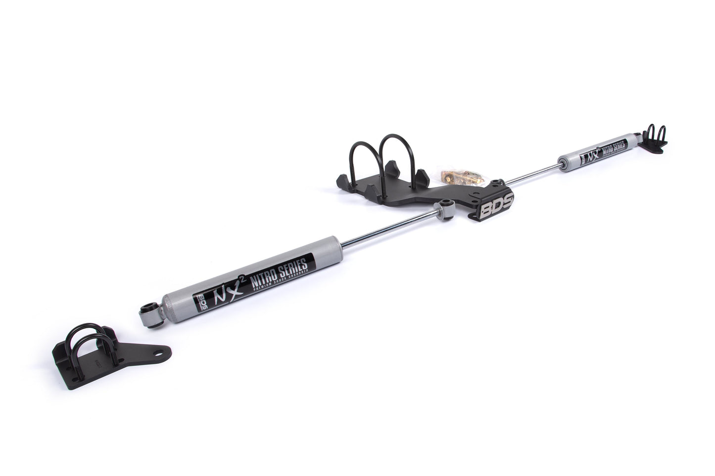 BDS Suspension Dual Steering Stabilizer Kit w/ NX2 Shocks | Ford F250/F350 Super Duty (05-16) 4WD - Trucks R Us