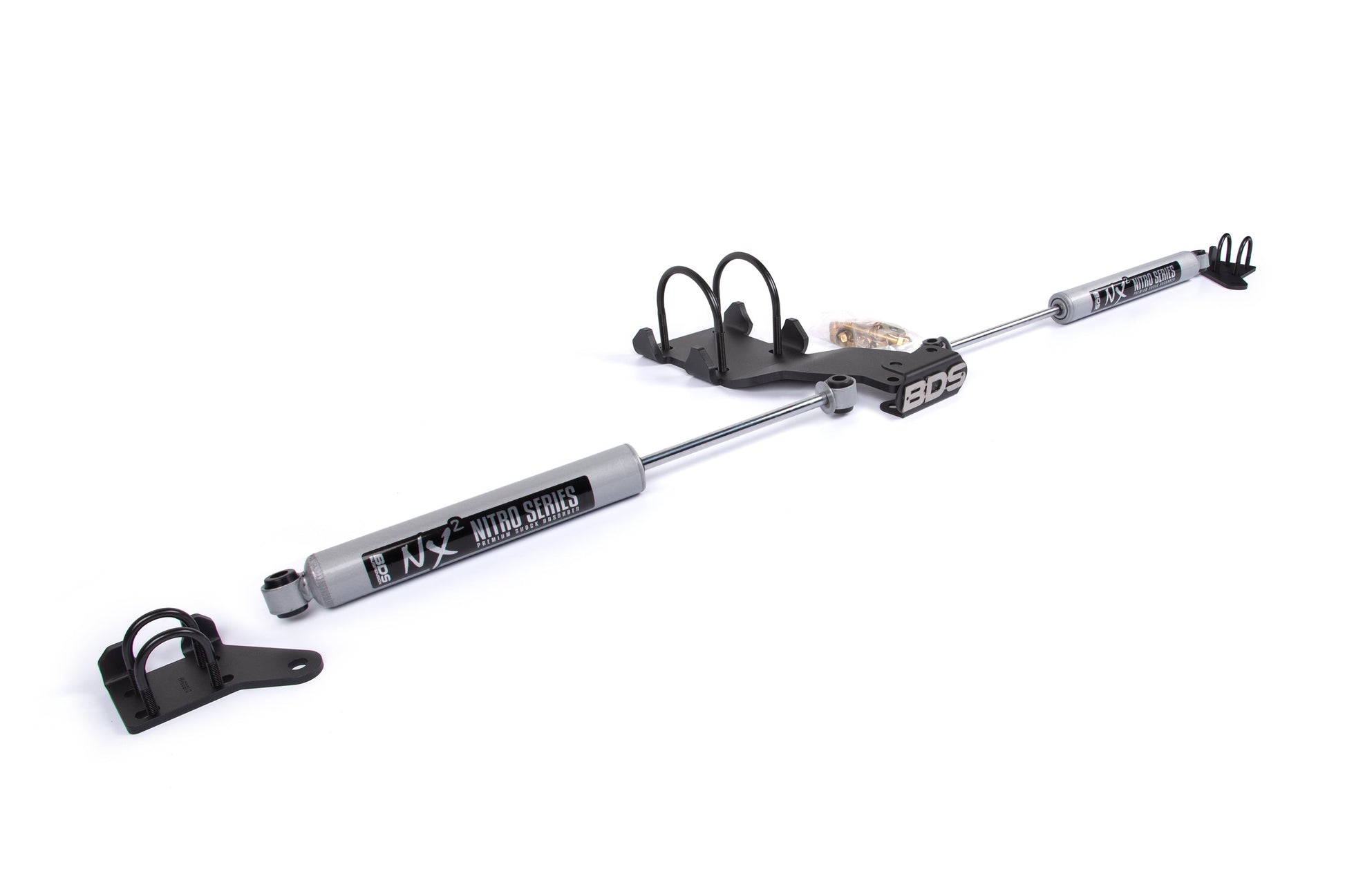BDS Suspension Dual Steering Stabilizer Kit w/ NX2 Shocks | Ford F250/F350 Super Duty (05-16) 4WD - Trucks R Us