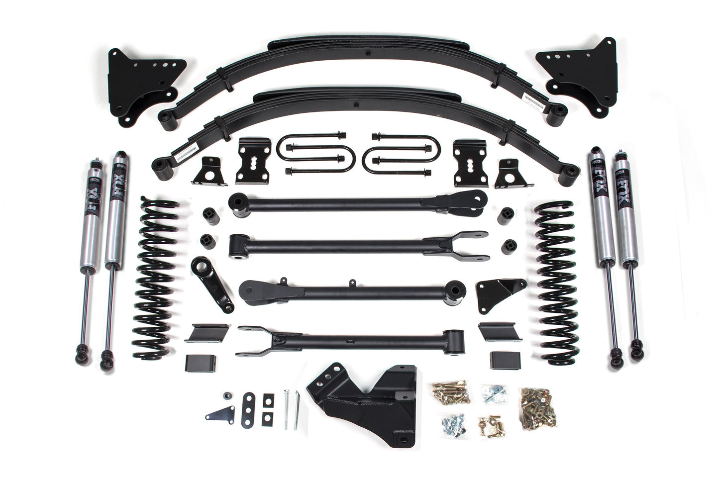 BDS Suspension 4 Inch Lift Kit w/ 4-Link | Ford F250/F350 Super Duty (08-10) 4WD | Gas - Trucks R Us
