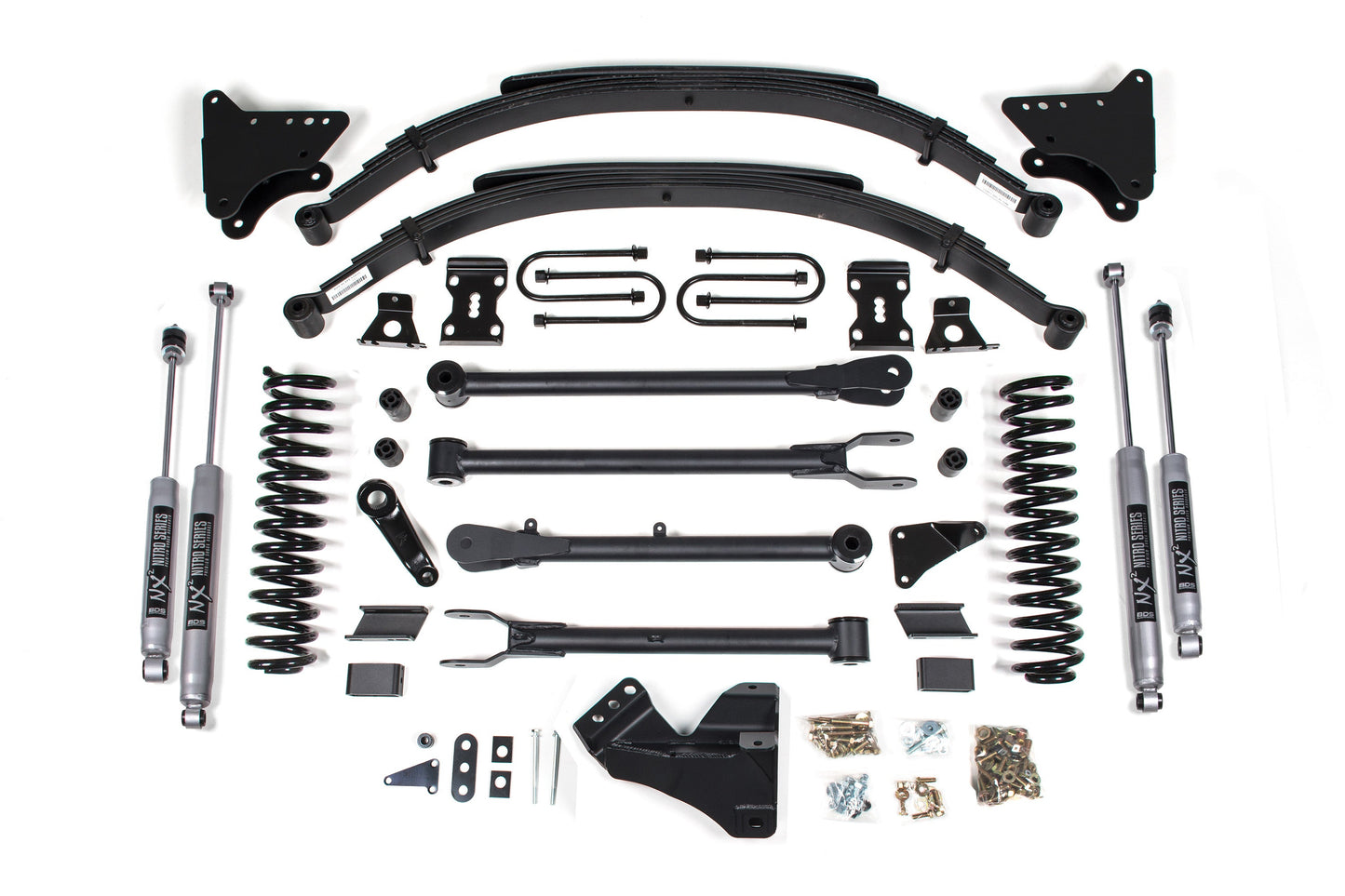 BDS Suspension 4 Inch Lift Kit w/ 4-Link | Ford F250/F350 Super Duty (08-10) 4WD | Gas - Trucks R Us