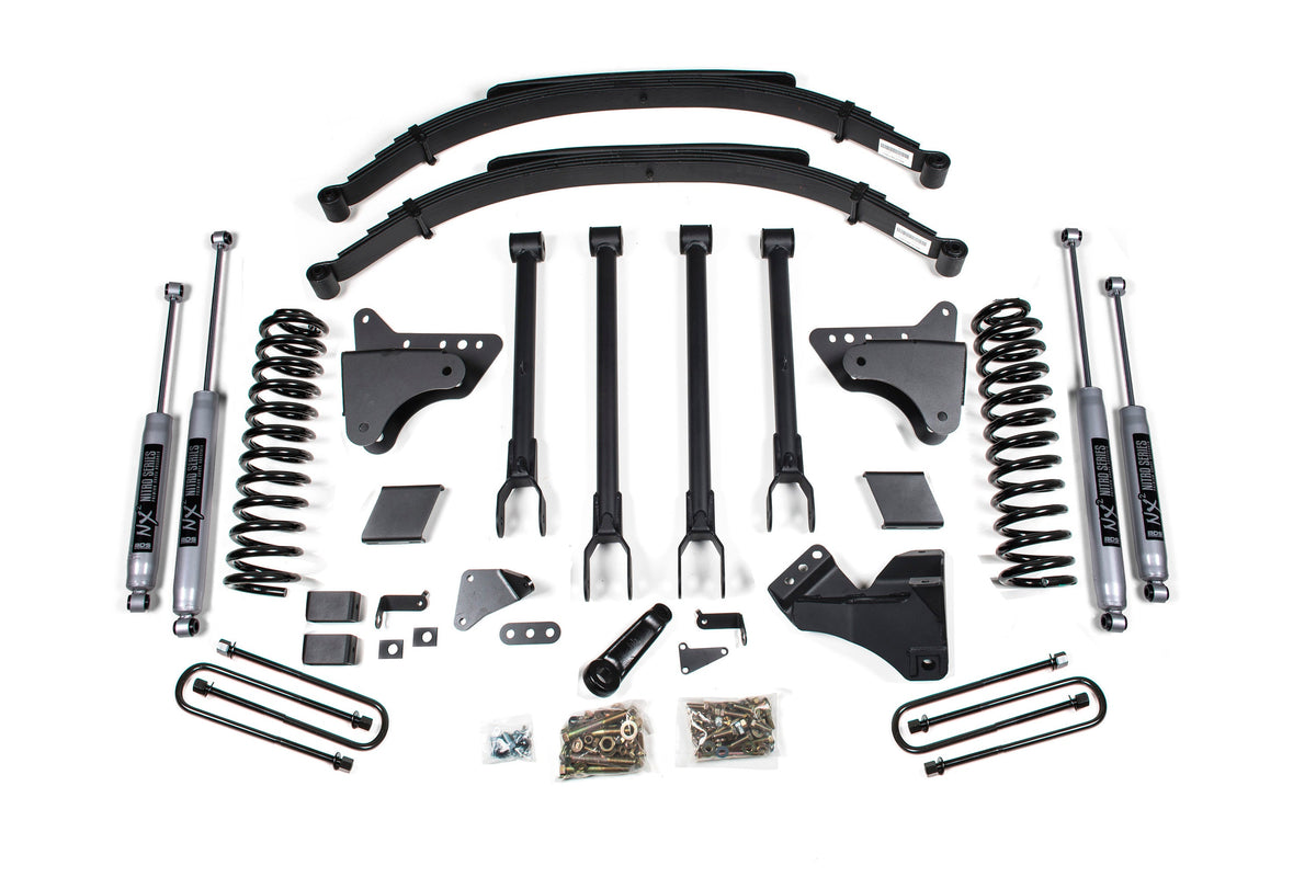 BDS Suspension 6 Inch Lift Kit w/ 4-Link | Ford F250/F350 Super Duty (11-16) 4WD | Gas - Trucks R Us