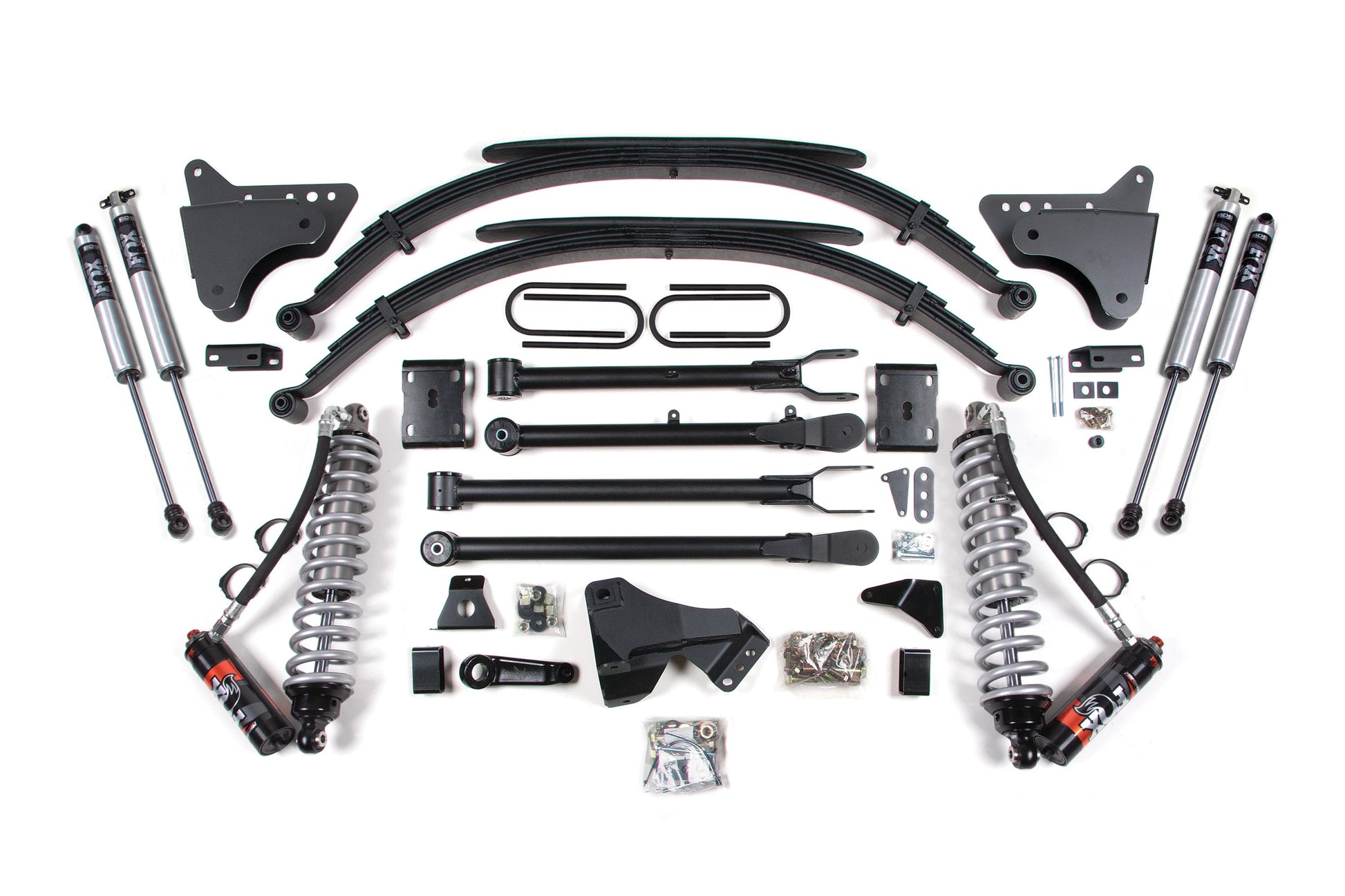 BDS Suspension 4 Inch Lift Kit w/ 4-Link | FOX 2.5 Performance Elite Coil-Over Conversion | Ford F250/F350 Super Duty (11-16) 4WD | Diesel - Trucks R Us