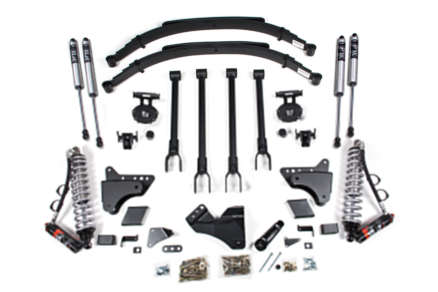 BDS Suspension 6 Inch Lift Kit w/ 4-Link | FOX 2.5 Performance Elite Coil-Over Conversion | Ford F250/F350 Super Duty (11-16) 4WD | Diesel