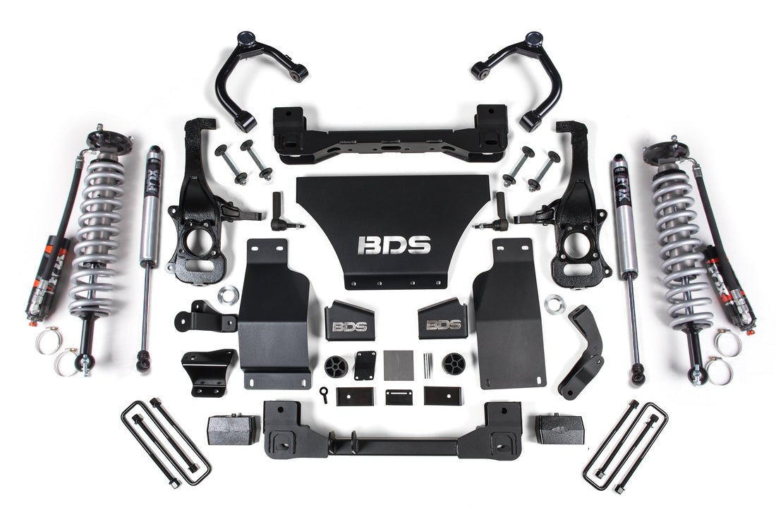 BDS Suspension 2.5 Inch Lift Kit | FOX 2.5 Performance Elite Coil-Over | Chevy Trail Boss or GMC AT4 1500 (19-24) 4WD | Gas