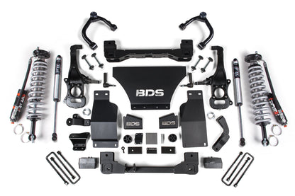 BDS Suspension 4 Inch Lift Kit | FOX 2.5 Performance Elite Coil-Over | Chevy Silverado or GMC Sierra 1500 (19-24) 4WD | Gas
