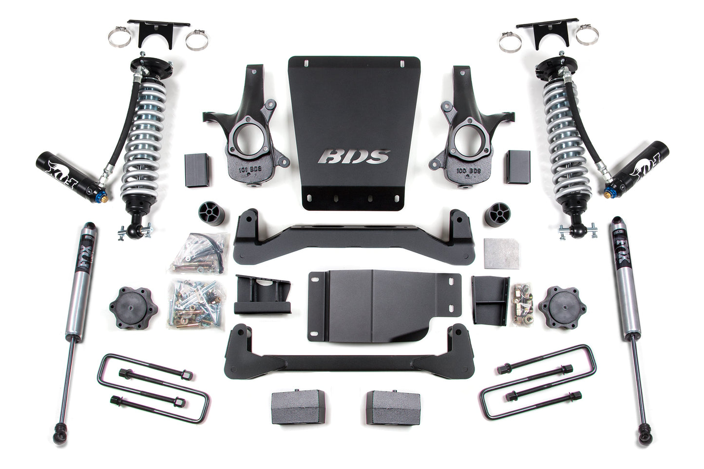 BDS Suspension 4 Inch Lift Kit | FOX 2.5 Coil-Over | Chevy Silverado or GMC Sierra 1500 (07-13) 4WD - Trucks R Us