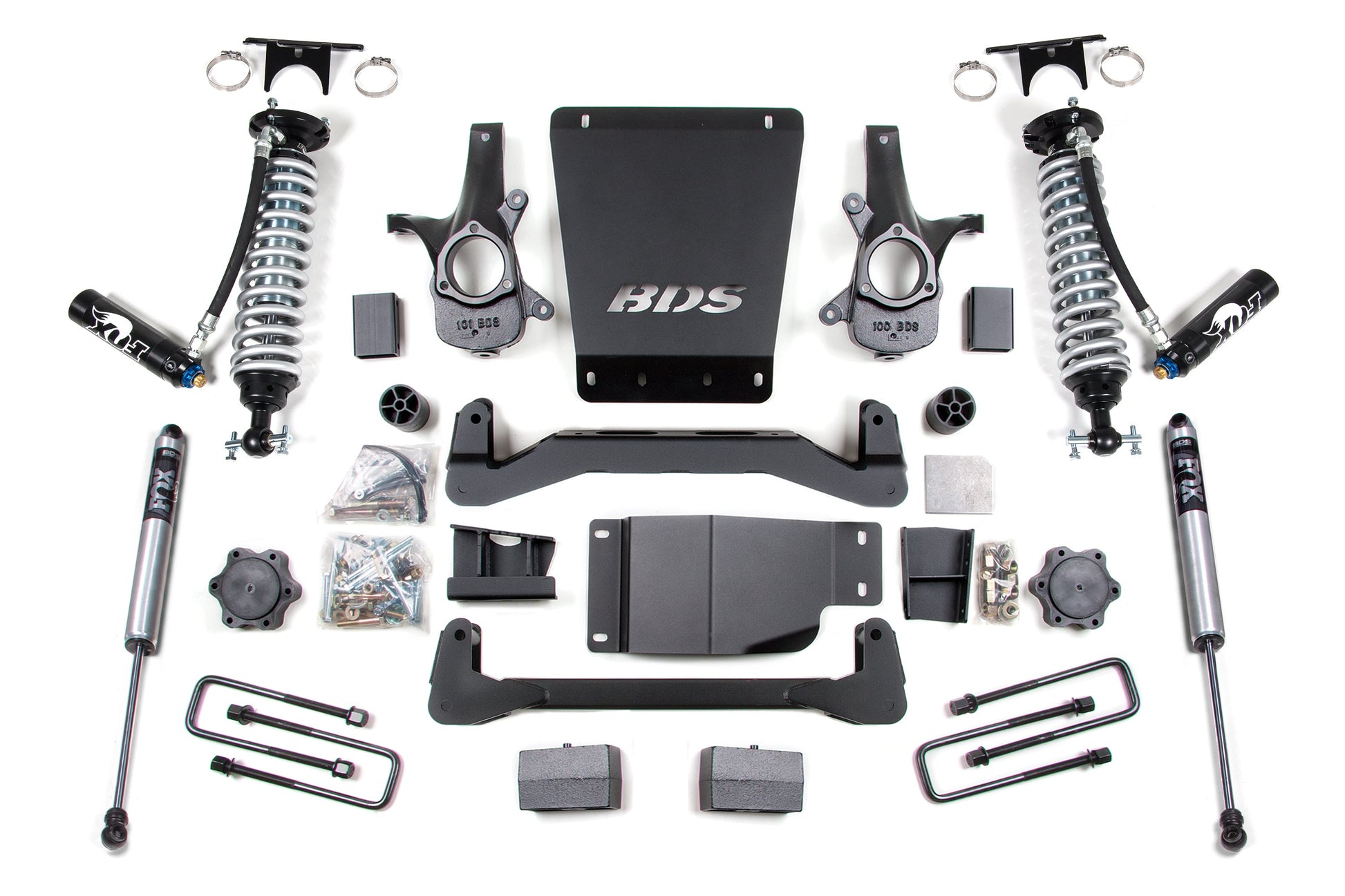 BDS Suspension 4 Inch Lift Kit | FOX 2.5 Coil-Over | Chevy Silverado or GMC Sierra 1500 (07-13) 4WD - Trucks R Us