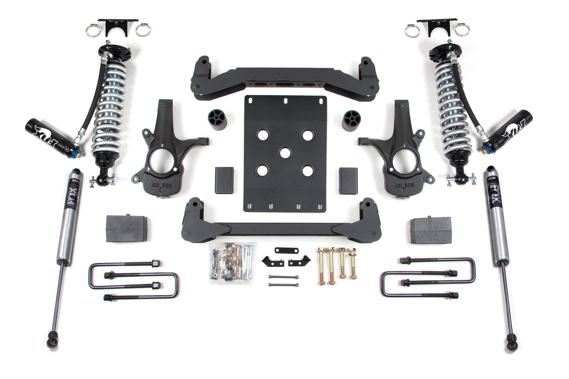 BDS Suspension 4 Inch Lift Kit | FOX 2.5 Coil-Over | Chevy Silverado or GMC Sierra 1500 (07-13) 2WD - Trucks R Us