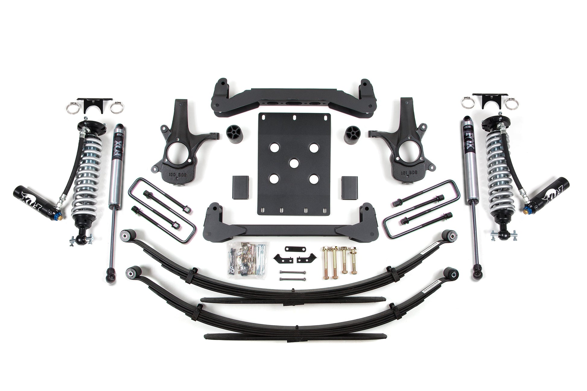 BDS Suspension 4 Inch Lift Kit | FOX 2.5 Coil-Over | Chevy Silverado or GMC Sierra 1500 (07-13) 2WD - Trucks R Us