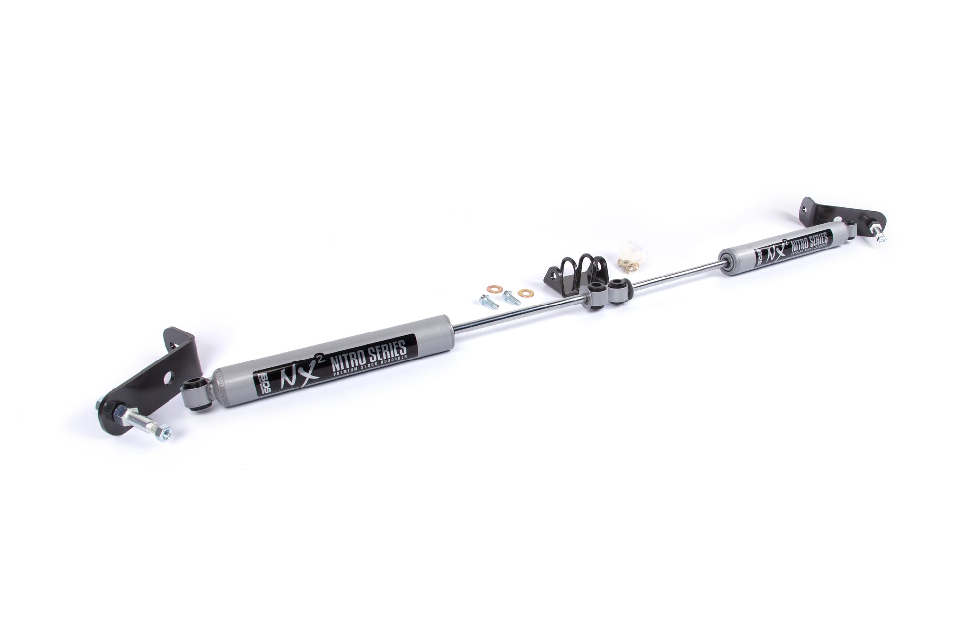 BDS Suspension Dual Steering Stabilizer Kit w/ NX2 Shocks | Chevy Silverado & GMC Sierra 1500 (99-06) 4WD - Trucks R Us