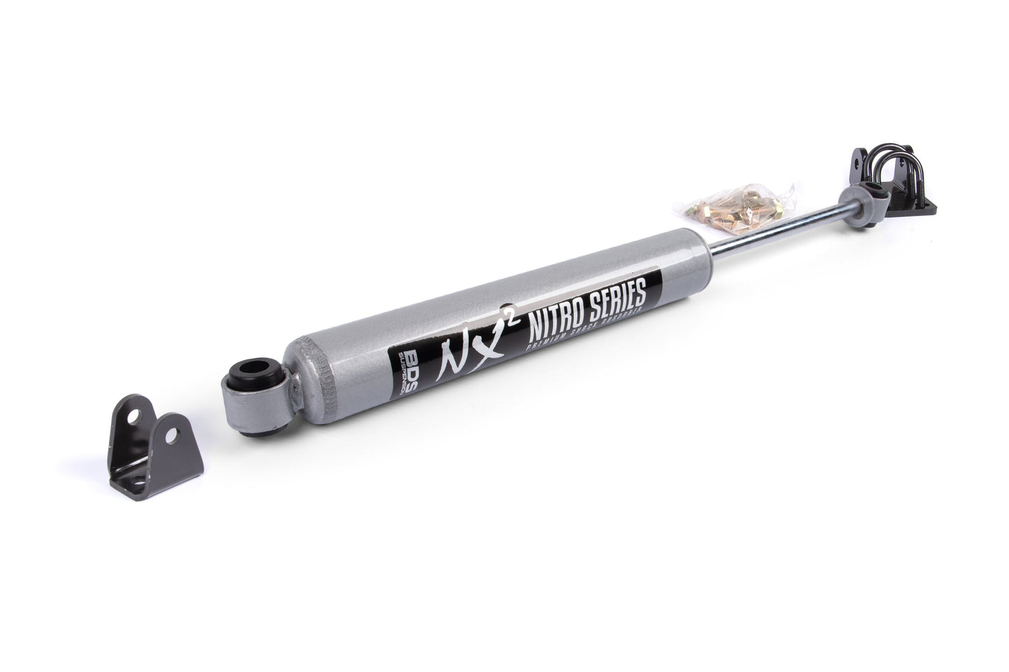 BDS Suspension Single Steering Stabilizer Kit w/ NX2 Shock | Chevy/GMC 1500/2500 (88-98) 4WD | WithOut OE Stabilizer - Trucks R Us
