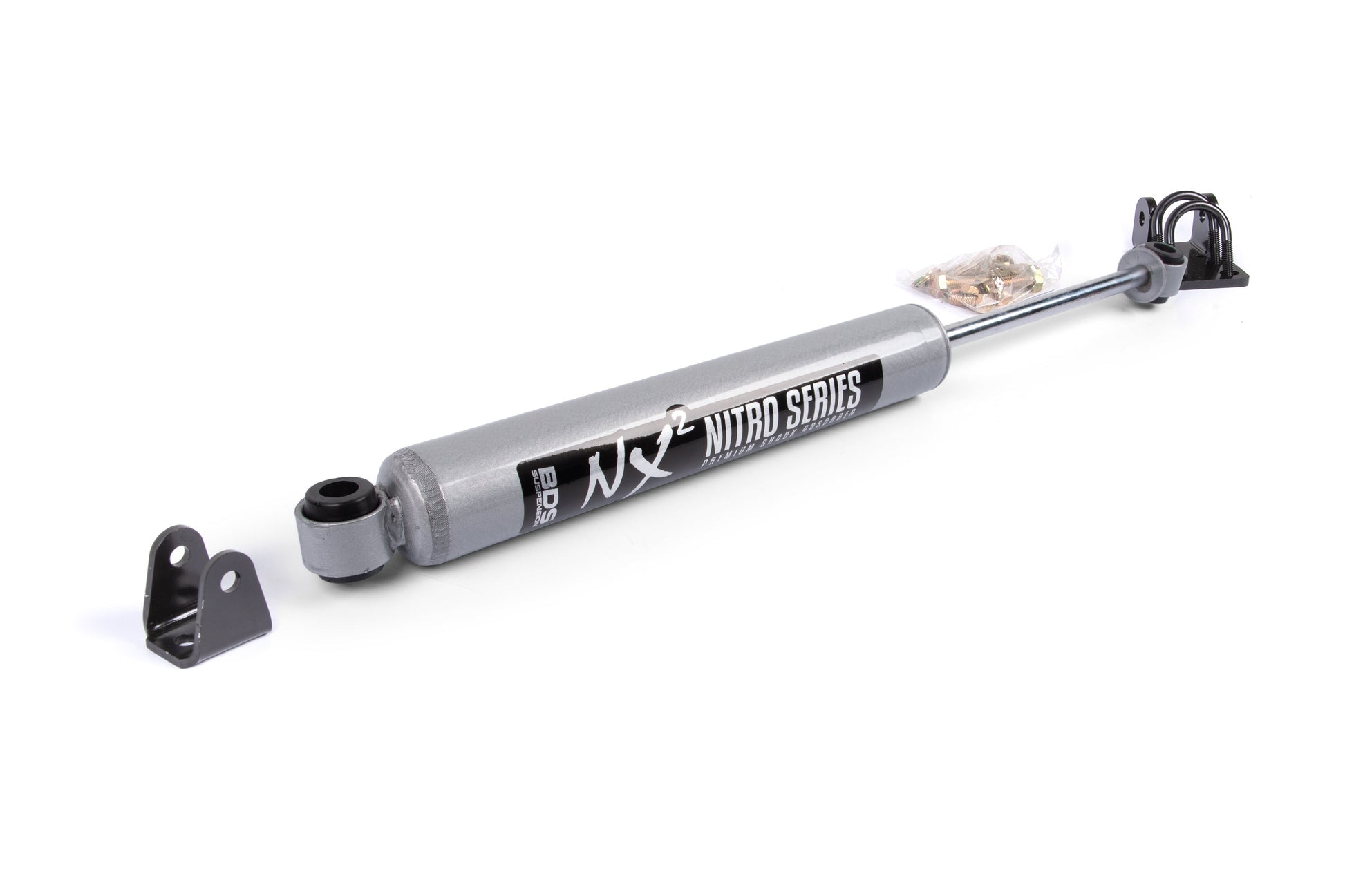BDS Suspension Single Steering Stabilizer Kit w/ NX2 Shock | Chevy/GMC 1500/2500 (88-98) 4WD | WithOut OE Stabilizer - Trucks R Us