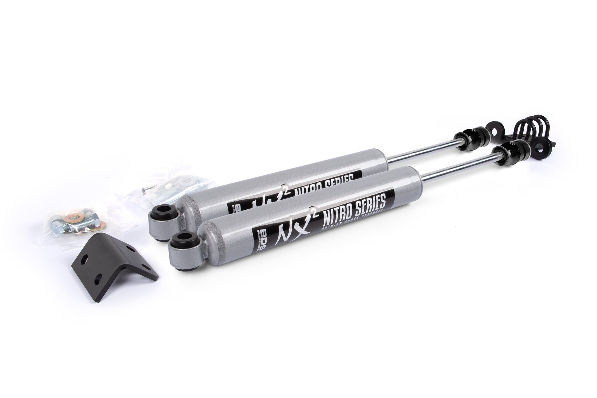 BDS Suspension Dual Steering Stabilizer Kit w/ NX2 Shocks | Chevy/GMC 1500/2500 (88-98) 4WD - Trucks R Us