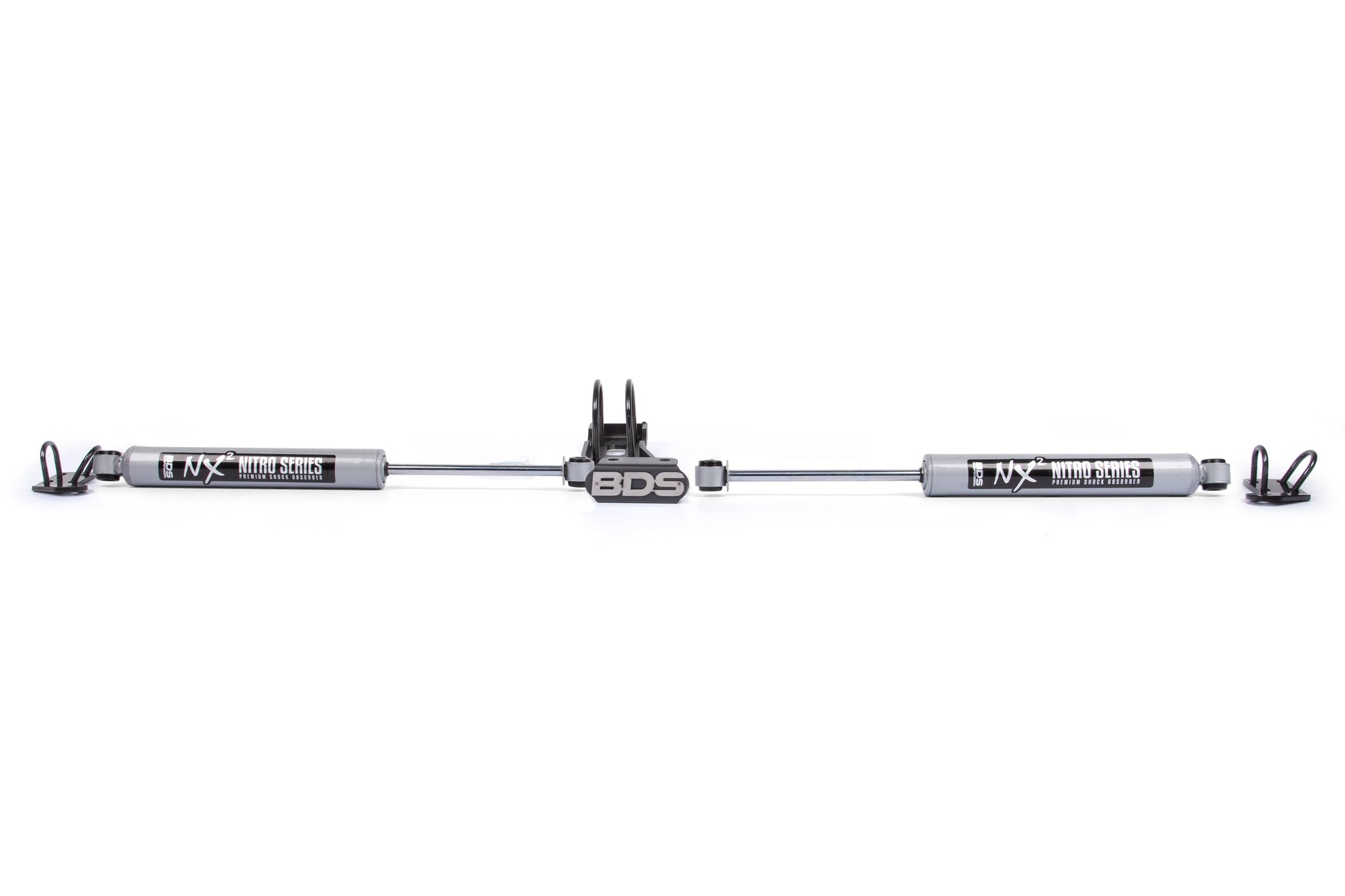 BDS Suspension Dual Steering Stabilizer Kit w/ NX2 Shocks | Chevy/GMC Truck (73-87) and SUV (69-91) 4WD | With OE Stabilizer - Trucks R Us