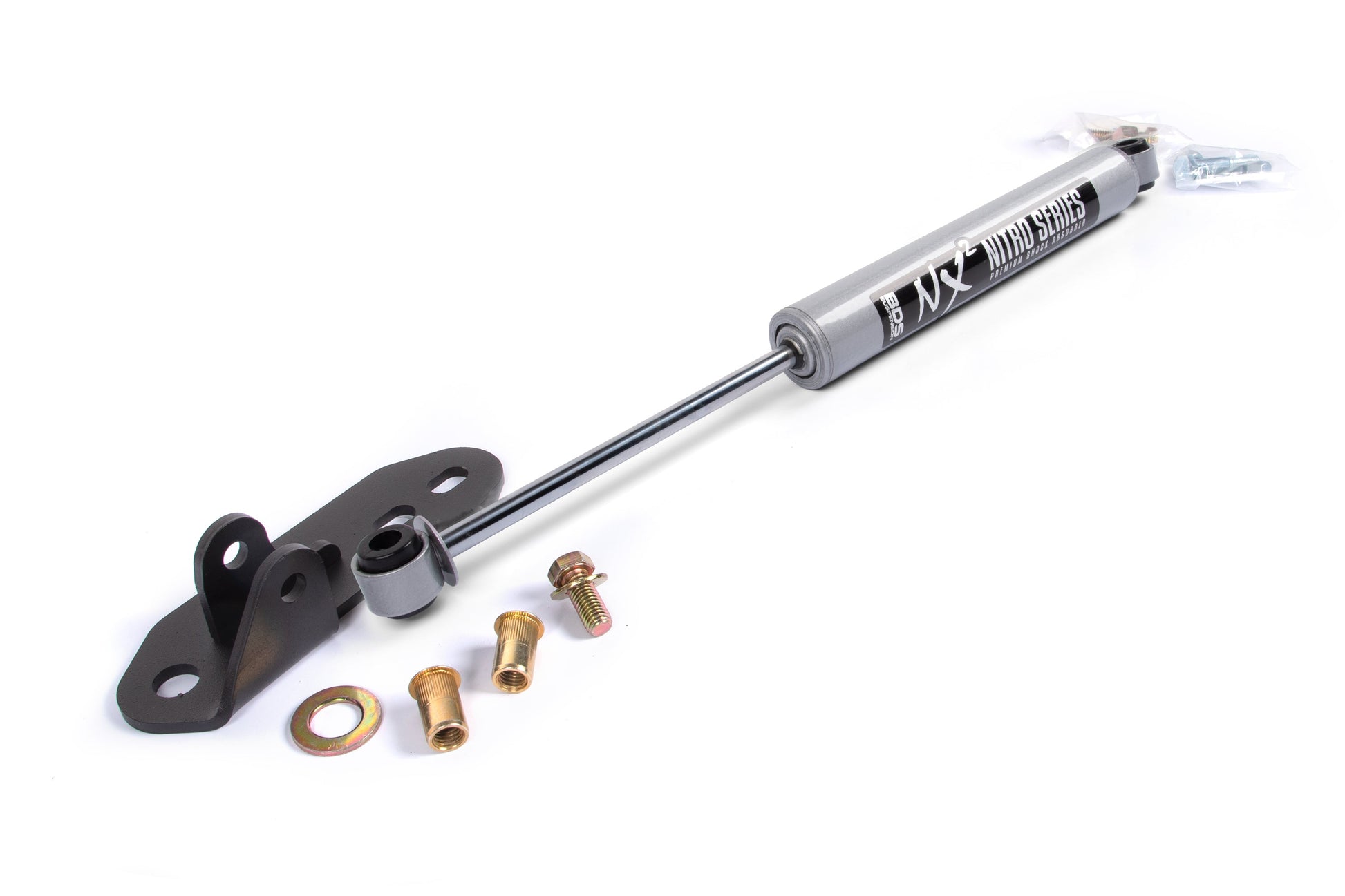 BDS Suspension Single Steering Stabilizer Kit w/ NX2 Shock | Chevy Silverado & GMC Sierra 2500/3500HD (16-25) 4WD - Trucks R Us