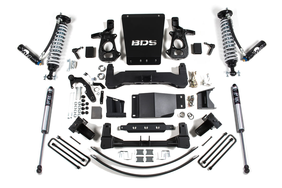 BDS Suspension 8 Inch Lift Kit | FOX 2.5 Coil-Over DSC | Chevy Silverado or GMC Sierra 1500 (14-18) 4WD