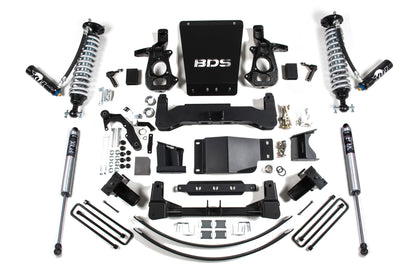 BDS Suspension 8 Inch Lift Kit | FOX 2.5 Coil-Over DSC | Chevy Silverado or GMC Sierra 1500 (14-18) 4WD