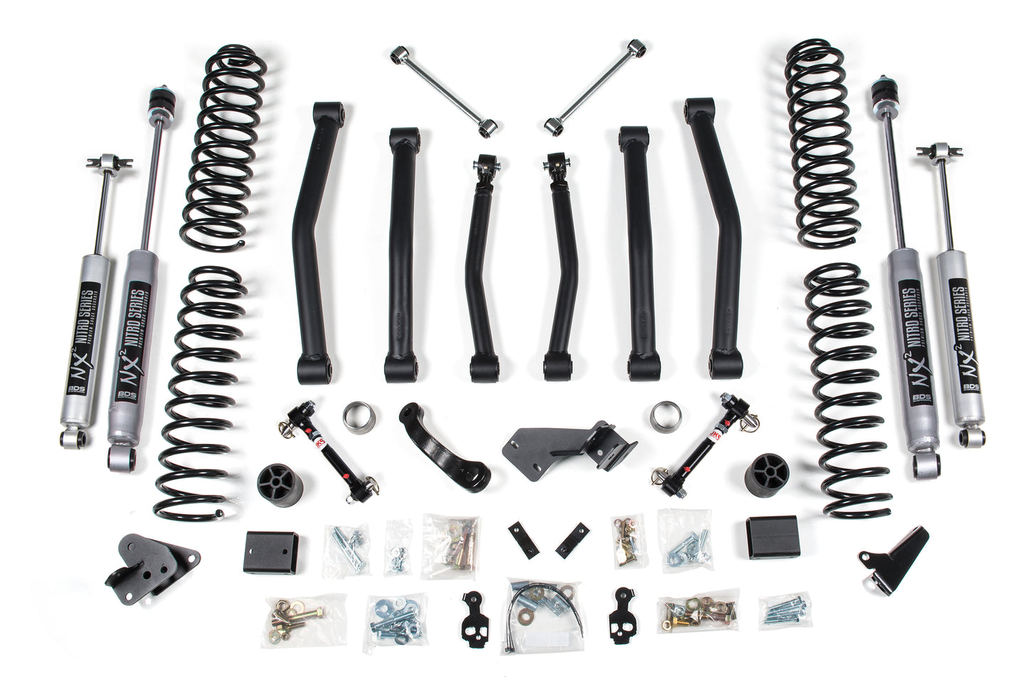 BDS Suspension 4 Inch Lift Kit | Jeep Wrangler JK (12-18) 2-Door