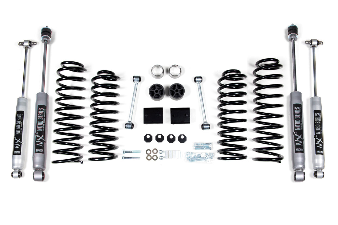 BDS Suspension 2 Inch Lift Kit | Coil Spring | Jeep Wrangler JK (12-18) 4-Door - Trucks R Us