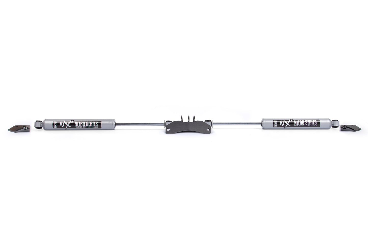 BDS Suspension Dual Steering Stabilizer Kit w/ NX2 Shocks | Dodge Ram 1500 Mega Cab (06-08) 4WD | Y-Style Steering - Trucks R Us