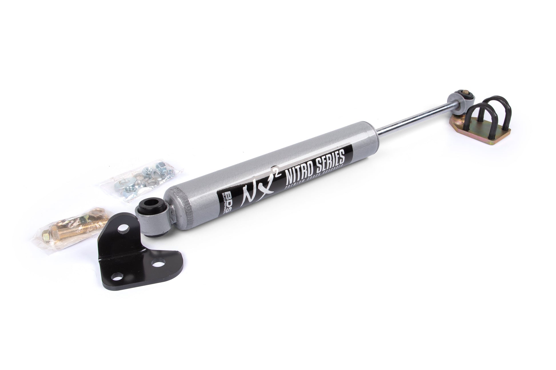 BDS Suspension High Mount Steering Stabilizer Kit w/ NX2 Shock | Jeep Wrangler JK (07-18) - Trucks R Us