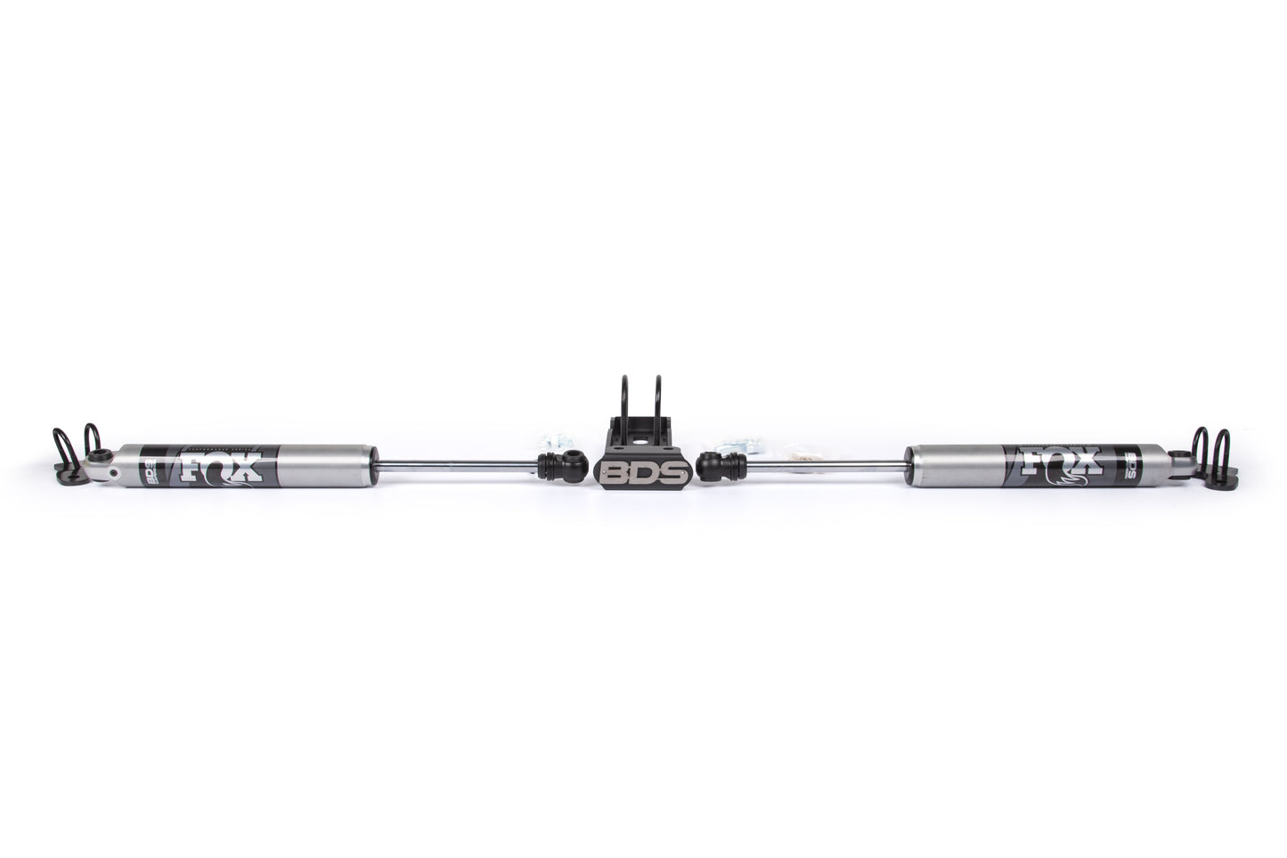 BDS Suspension Dual Steering Stabilizer kit W/ FOX 2.0 Performance Shocks | Jeep Wrangler JL (18-25) and Gladiator JT (21-25)