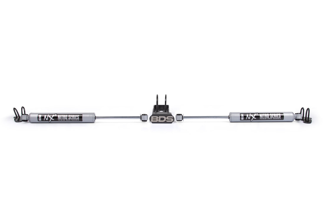 BDS Suspension Dual Steering Stabilizer Kit W/ NX2 Shocks | Jeep Wrangler JL (18-25) and Gladiator JT (21-25) - Trucks R Us